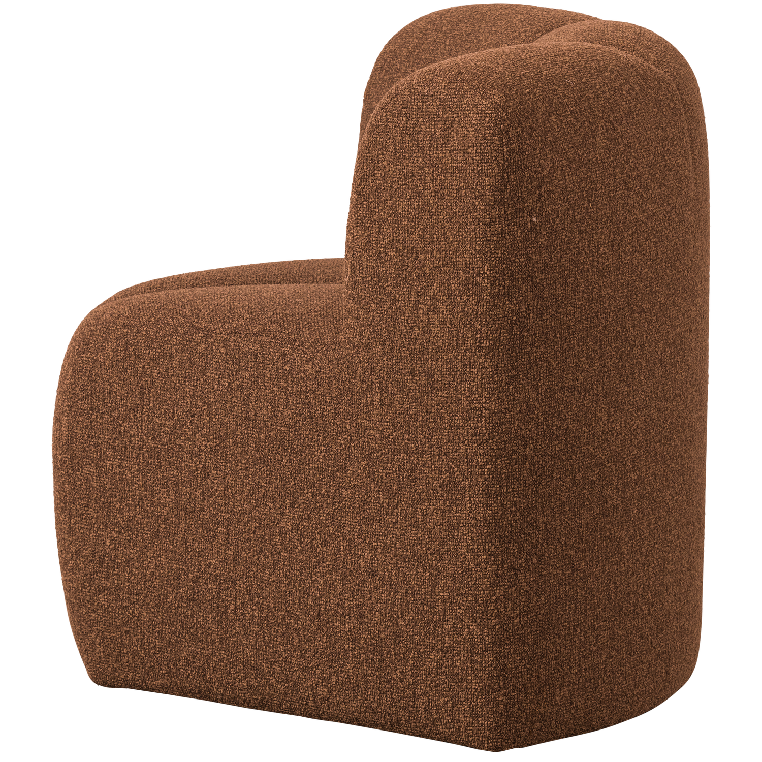 MOJO BENCH Modular Sofa - Rusty Brown Mélange Boucle Corner Element