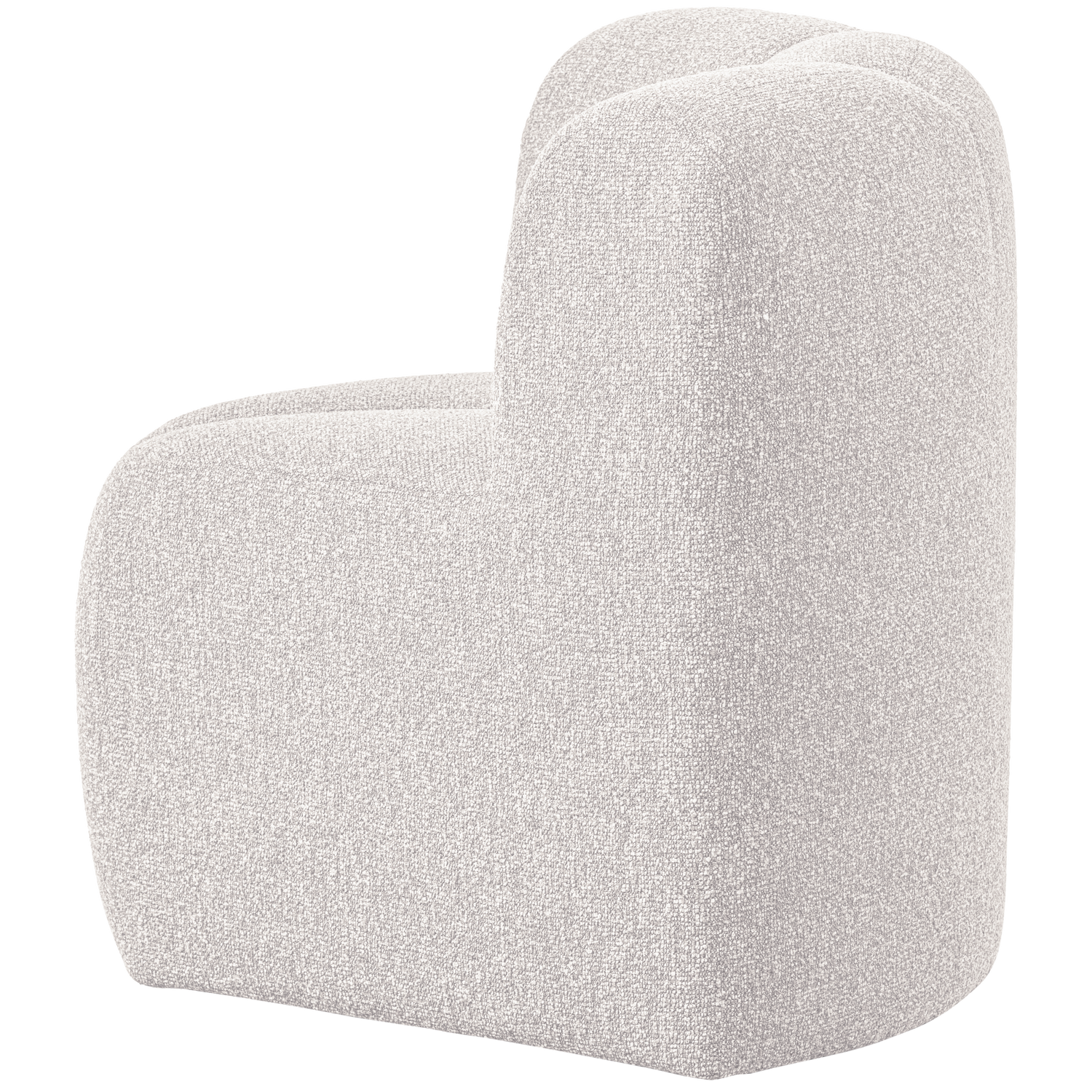 Modulární pohovka MOJO BENCH - rohový prvek ecru melange boucle