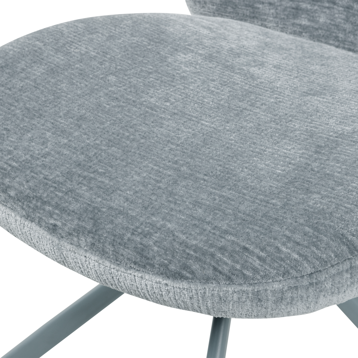 Otáčecí křeslo FEMKE modrý šenil