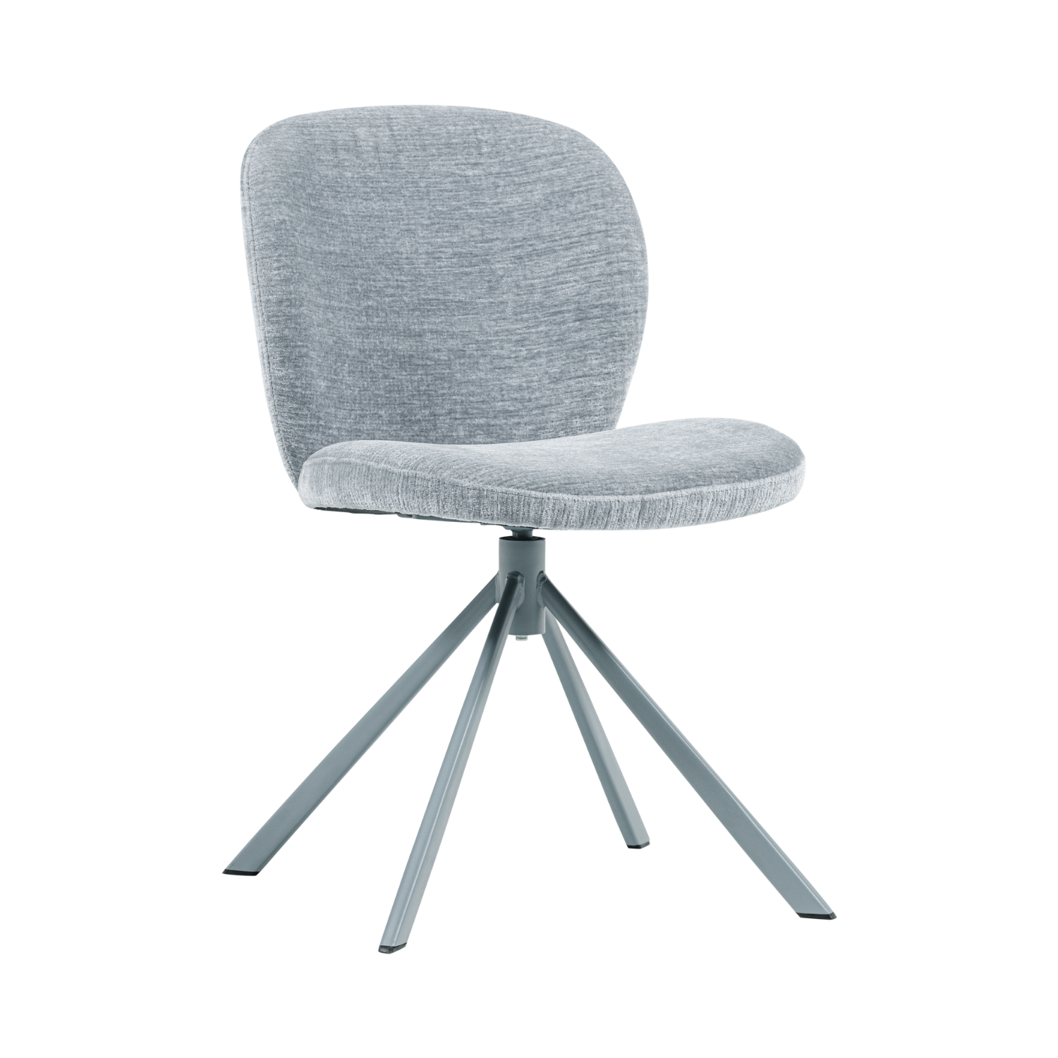 Otáčecí křeslo FEMKE modrý šenil