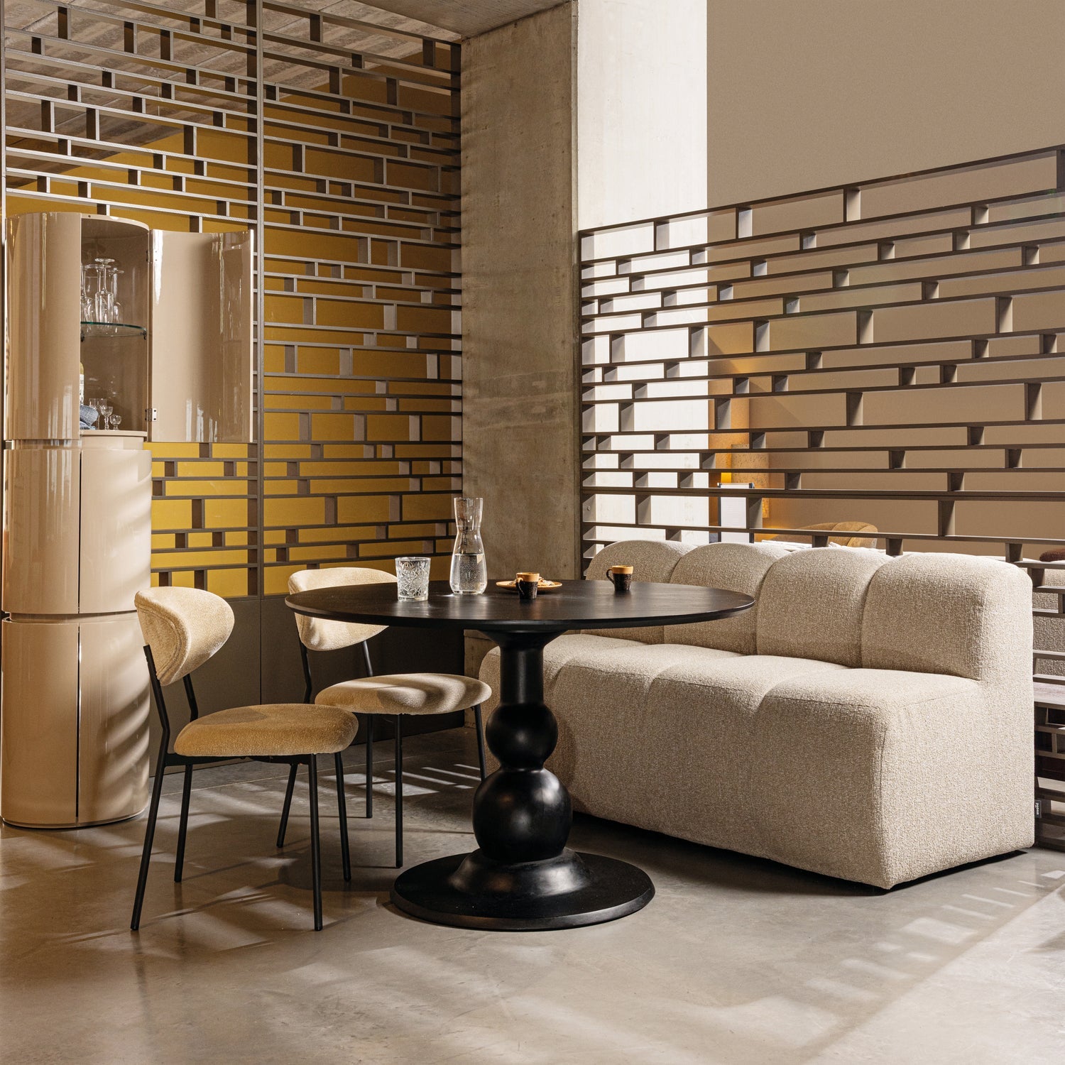 Židle KJELD béžový šenil