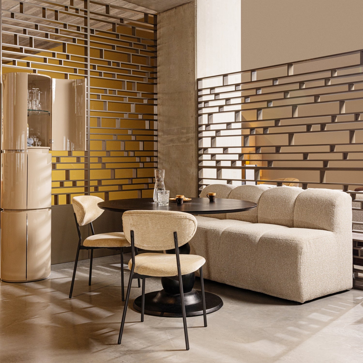 Židle KJELD béžový šenil