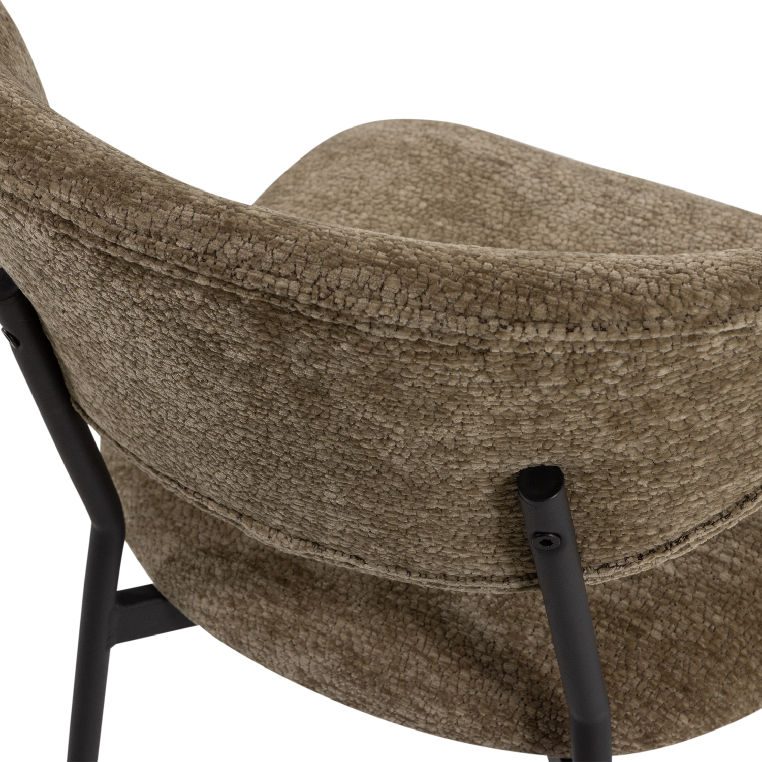 KJELD Chair in Green Chenille