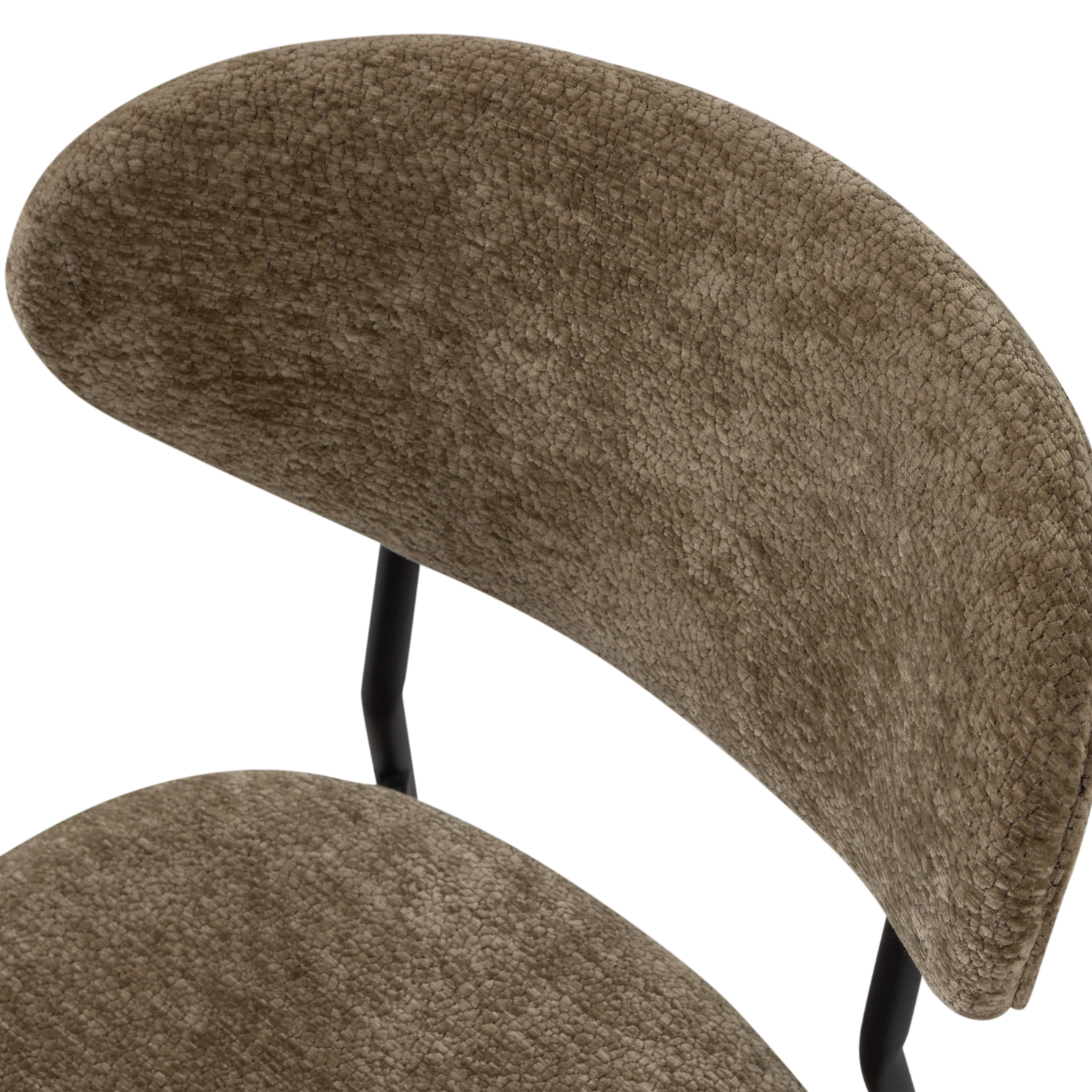 KJELD Chair in Green Chenille