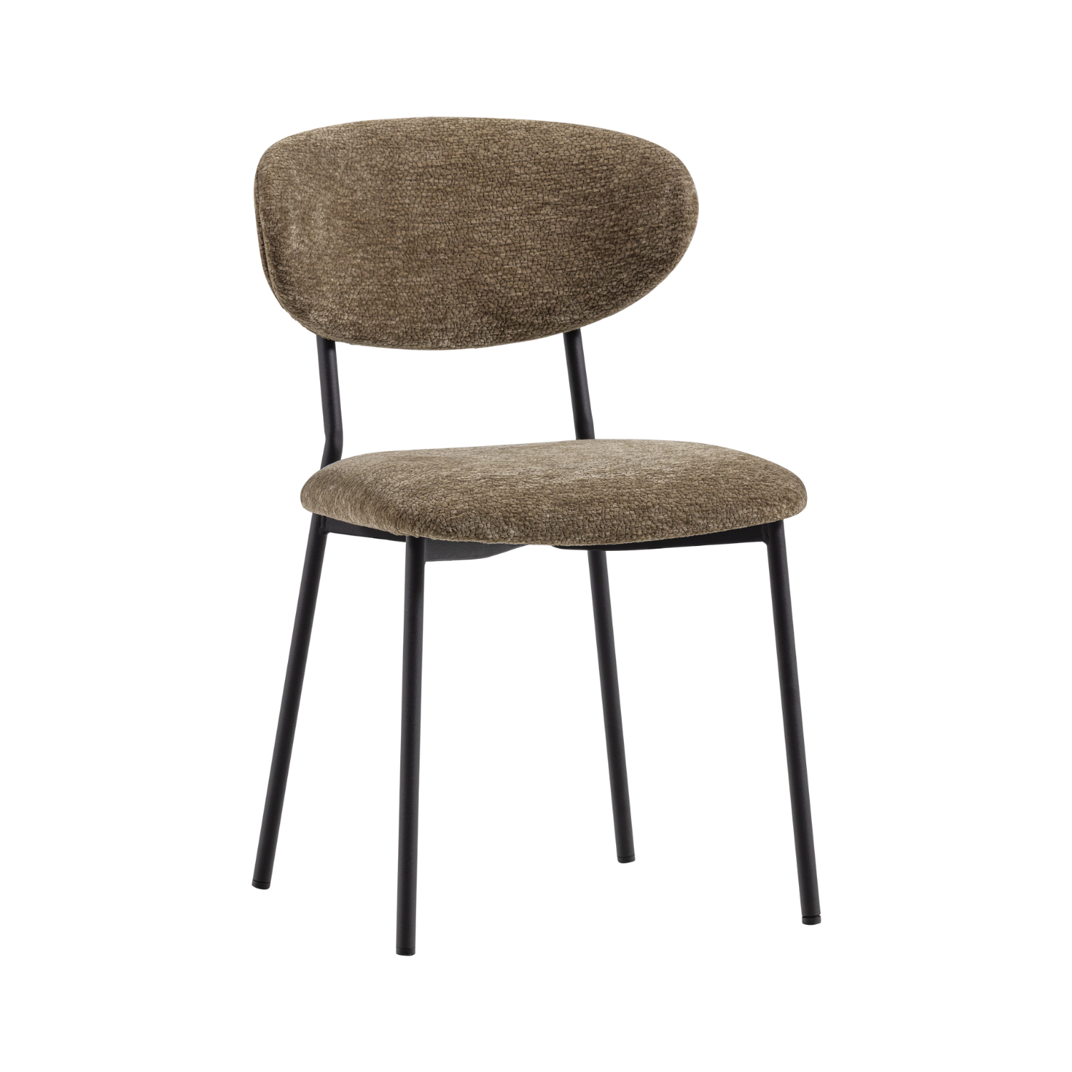 KJELD Chair in Green Chenille