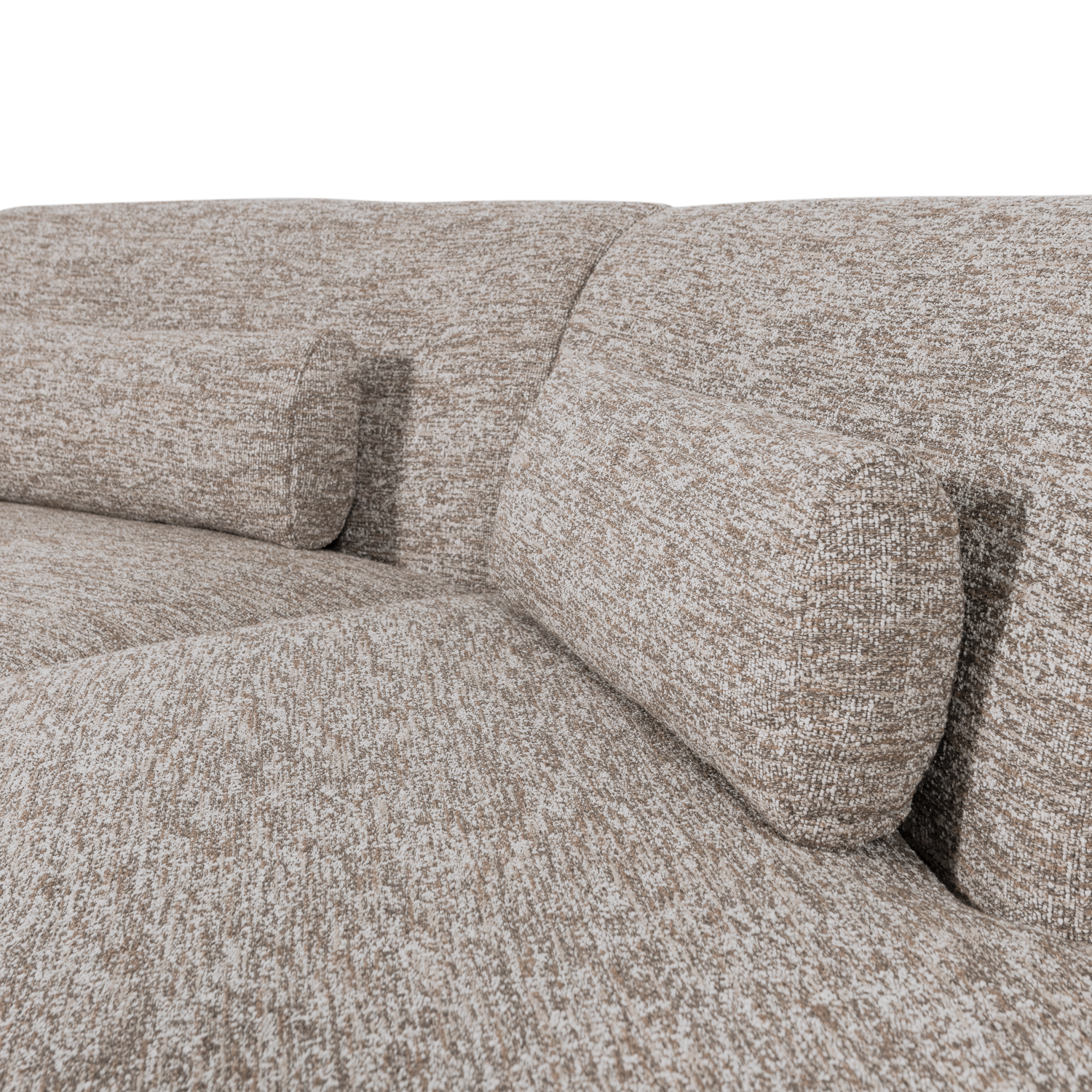 Pohovka půlkruhová pro 4 osoby BATAVIER pískový melír