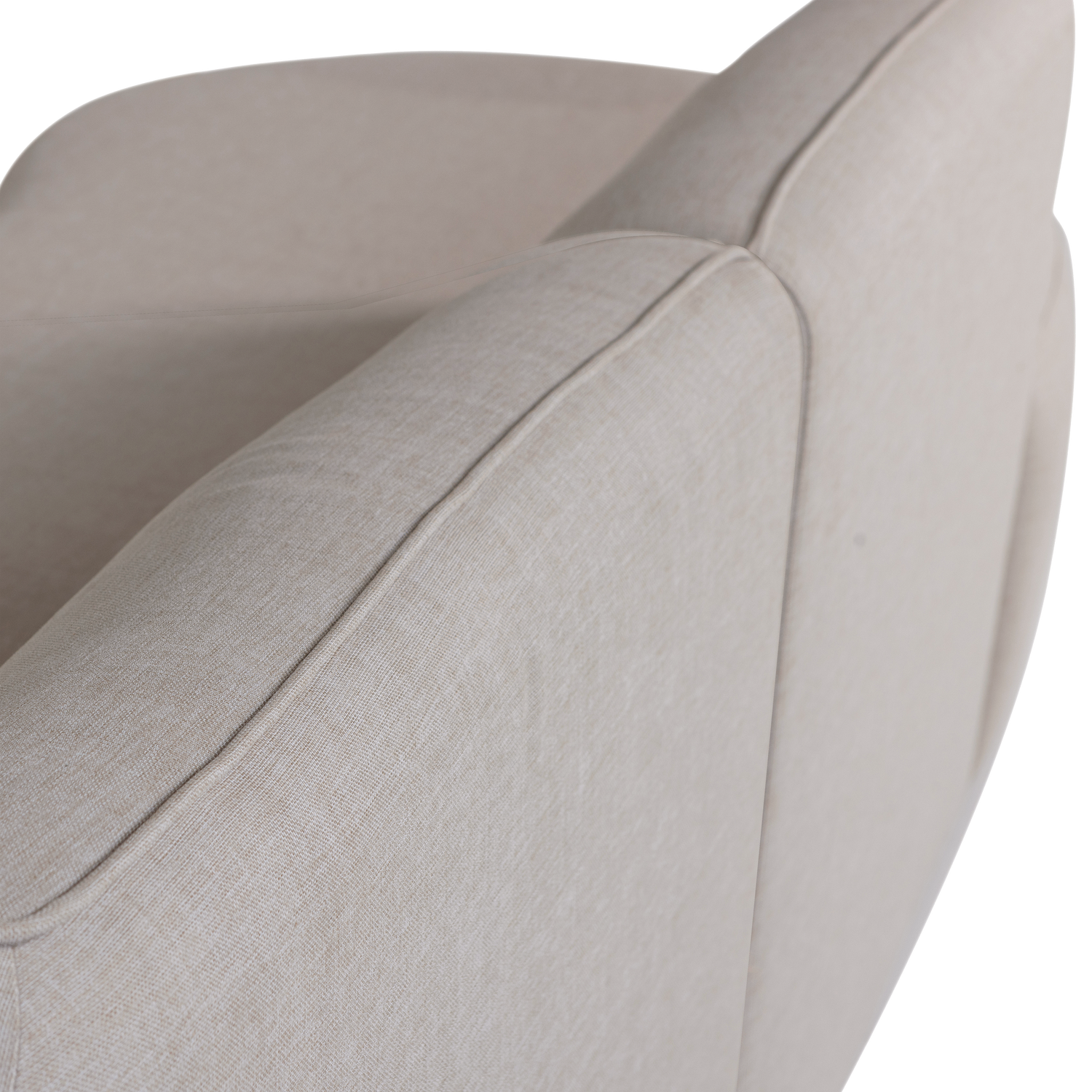 Pravostranný zahradní rohový gauč CHIOS béžový