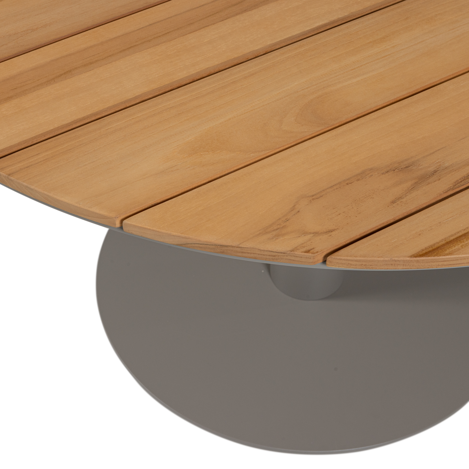 VELA Garden Table - Wood with Aluminum Base