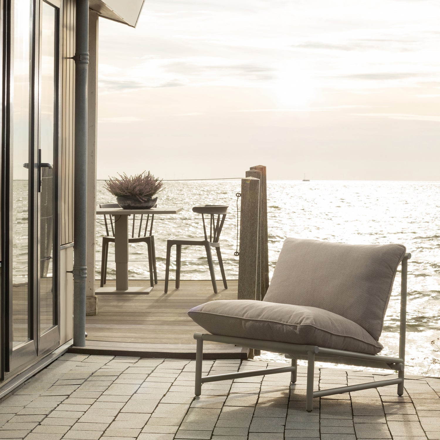 Zahradní křeslo ELVO béžové