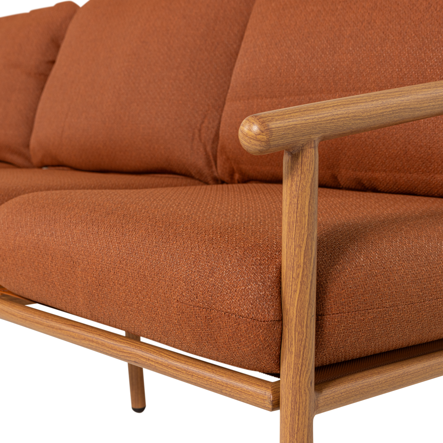 Zahradní pohovka 3-místná CAVERO cihlová