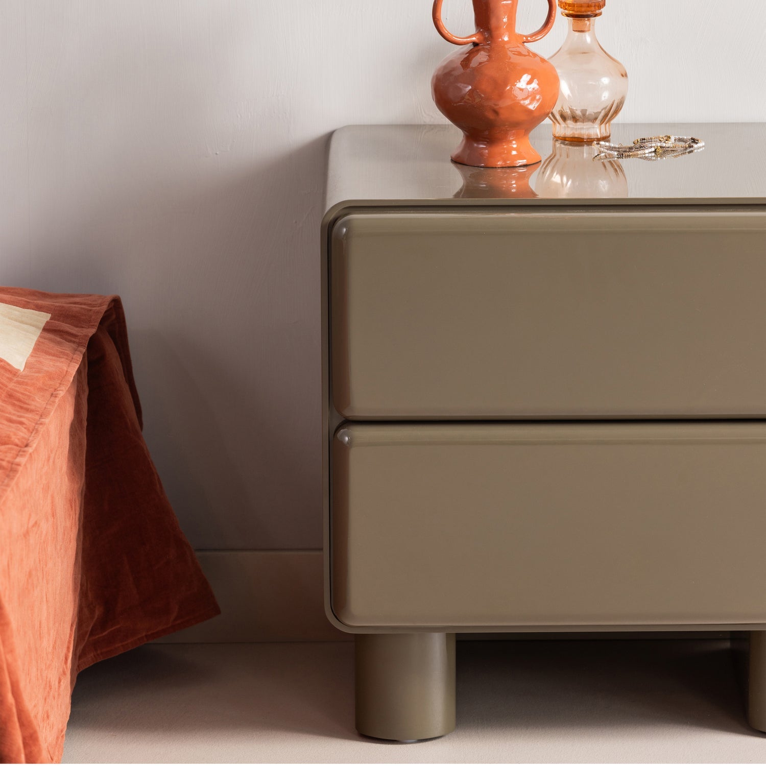 LUSTRA Nightstand Green