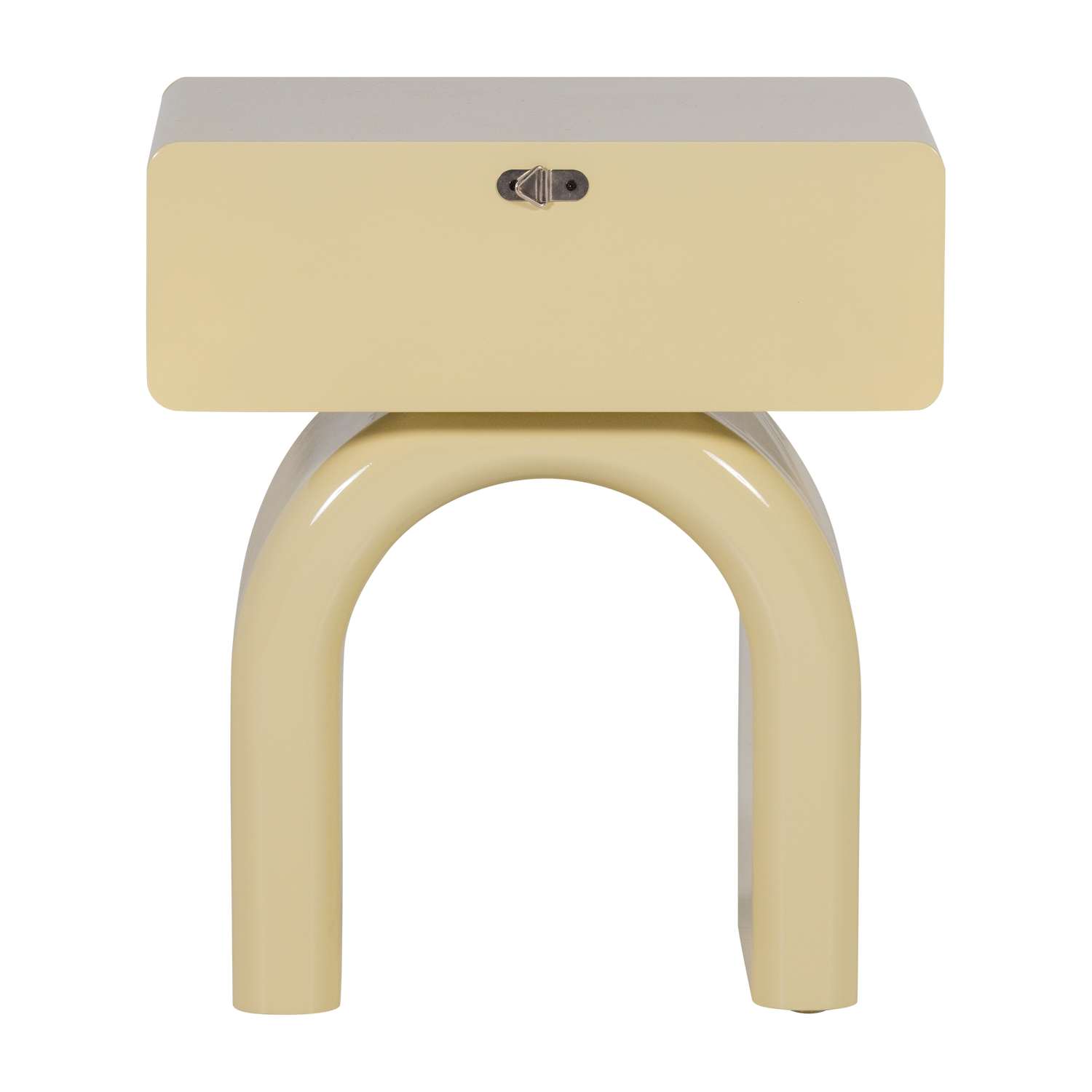 ZOREL Butter Cream Drawer Table