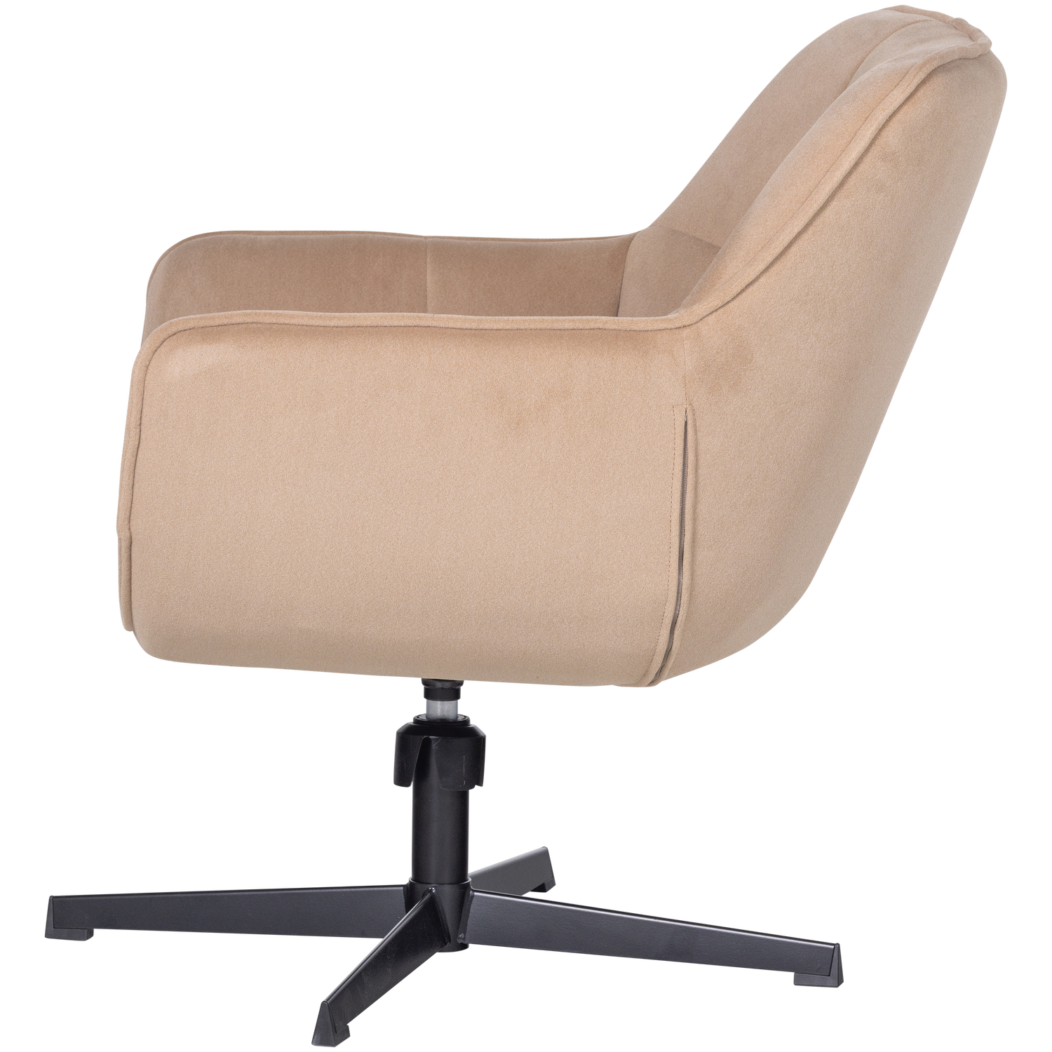 Velvet Swivel Armchair WIBO Beige