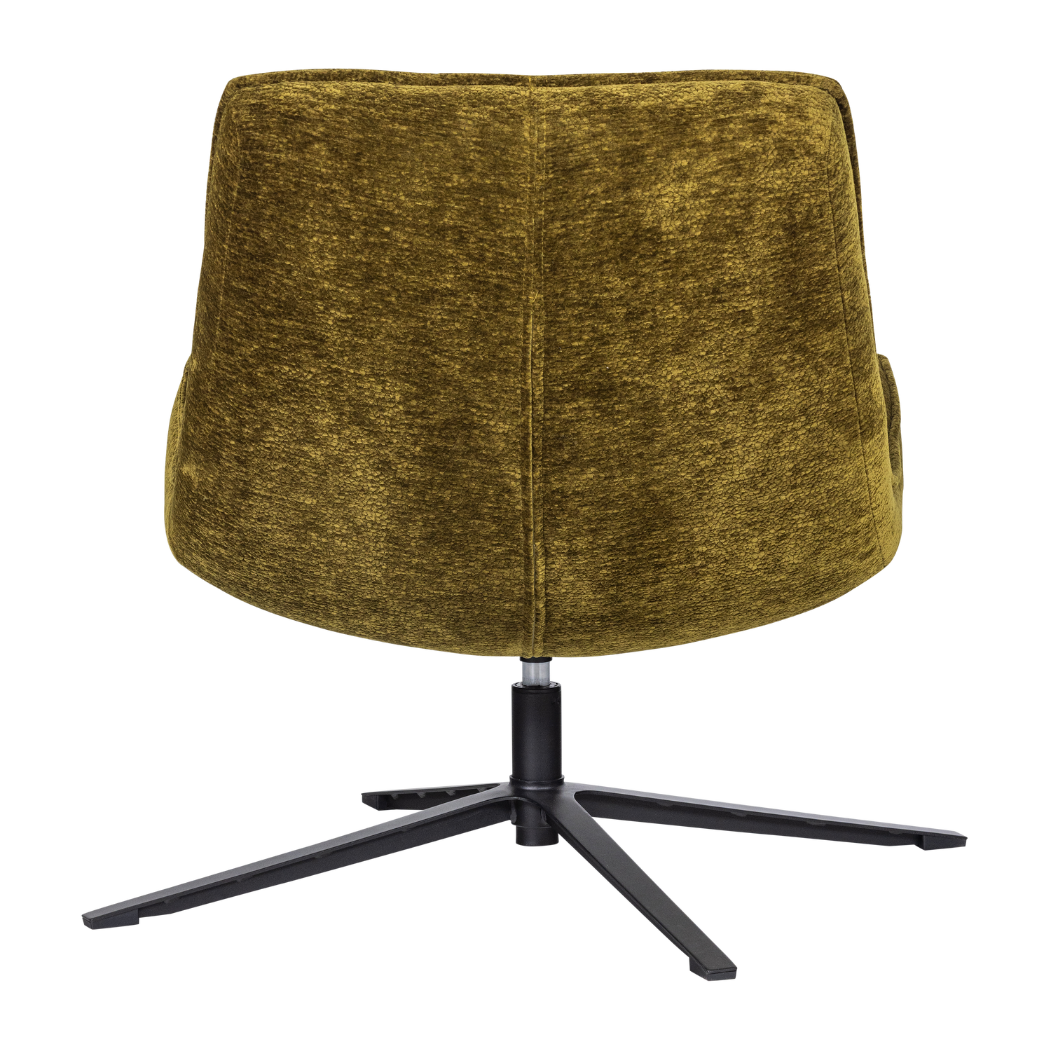 MAUDI Olive Chenille Swivel Armchair