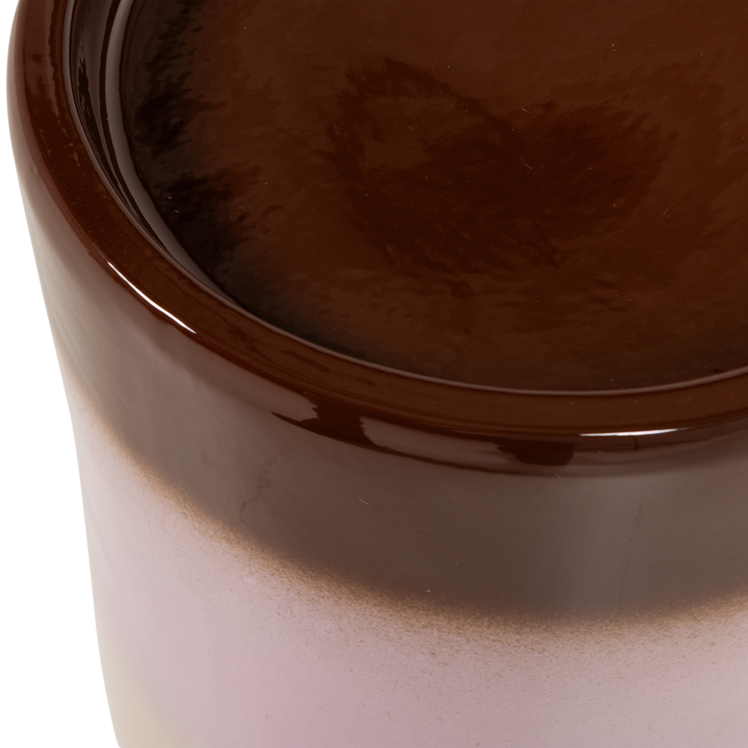 Boční stolek OLLO růžový s hnědým