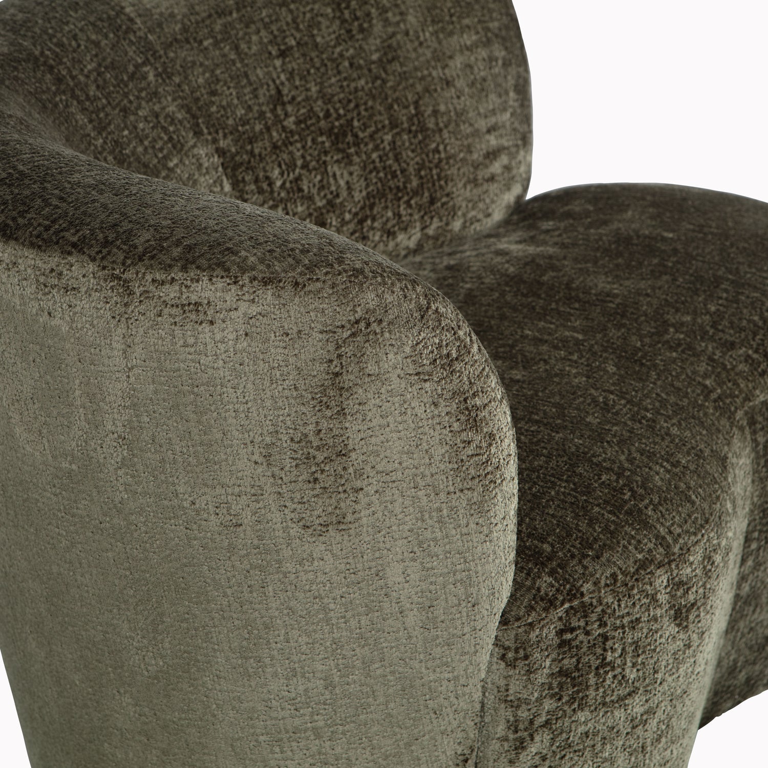 Sofa sametová levostranná STONE zelená