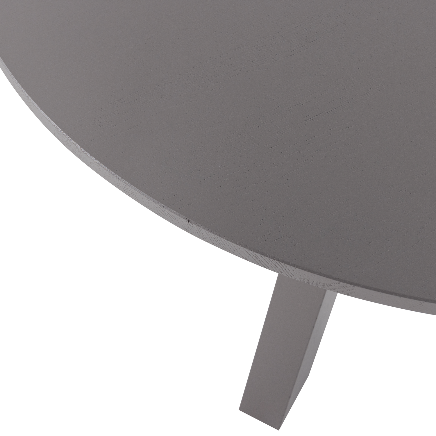 Round Table RHONDA TRIO Gray Oak Wood