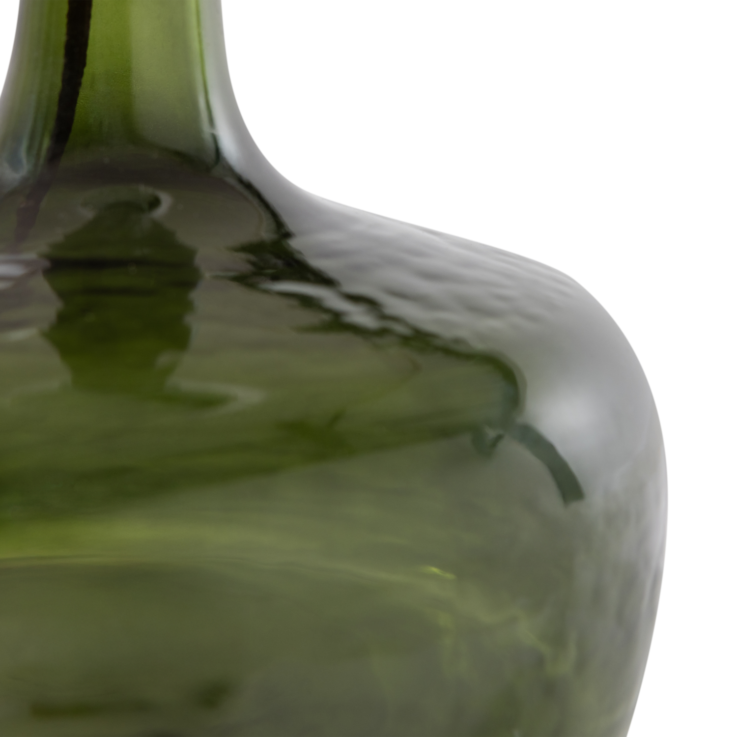 LUMA Table Lamp Green Glass