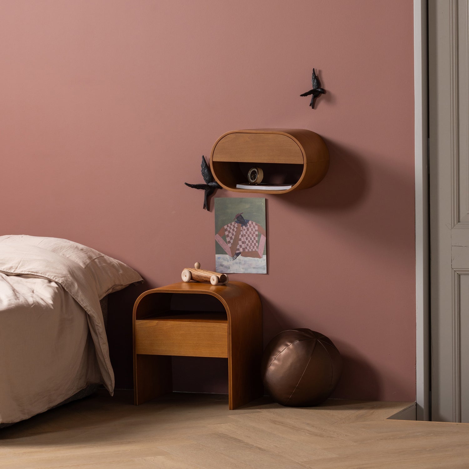 MOMO Nightstand Brown