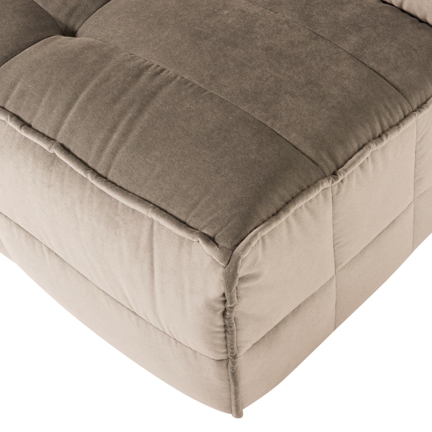 Velvet Armchair / Module CLUSTER Beige