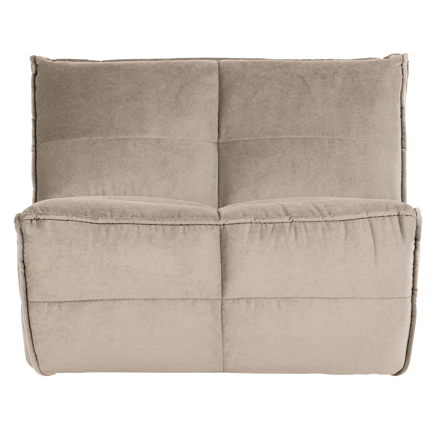 Velvet Armchair / Module CLUSTER Beige