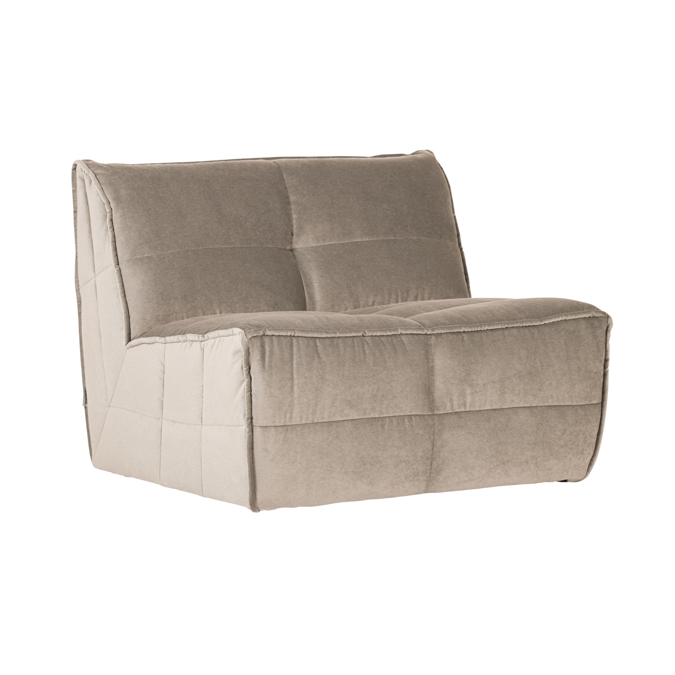 Velvet Armchair / Module CLUSTER Beige