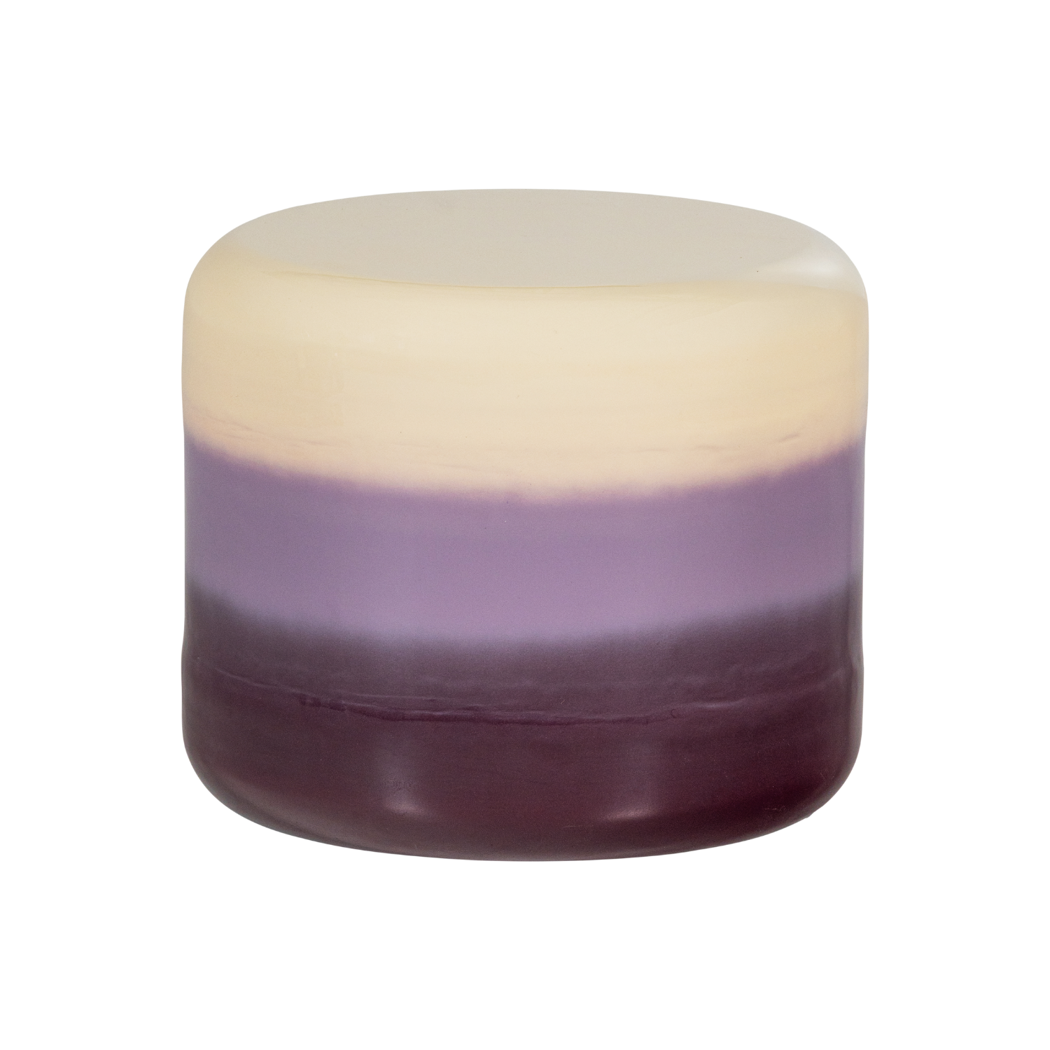 Purple VORO Side Table with Cream