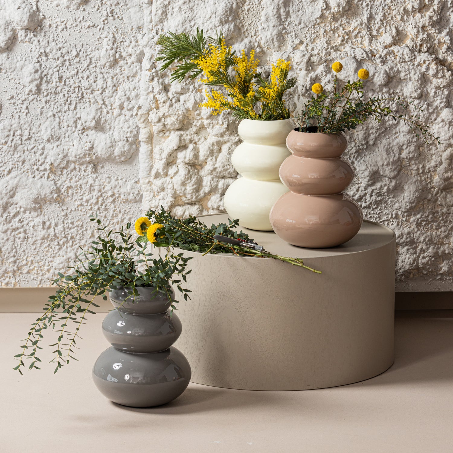 TERA Butter Beige Vase