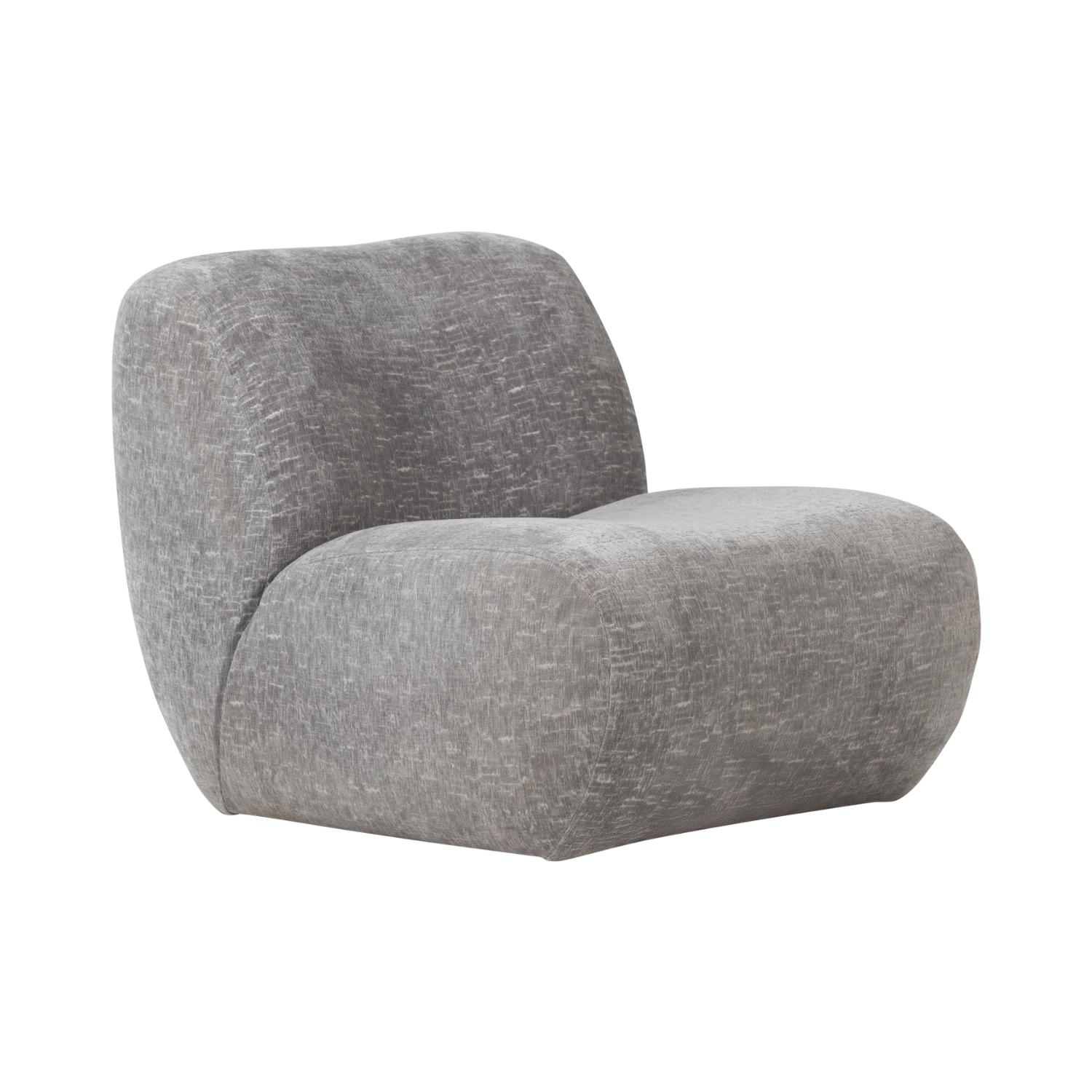 NOMU Armchair in Gray-Blue