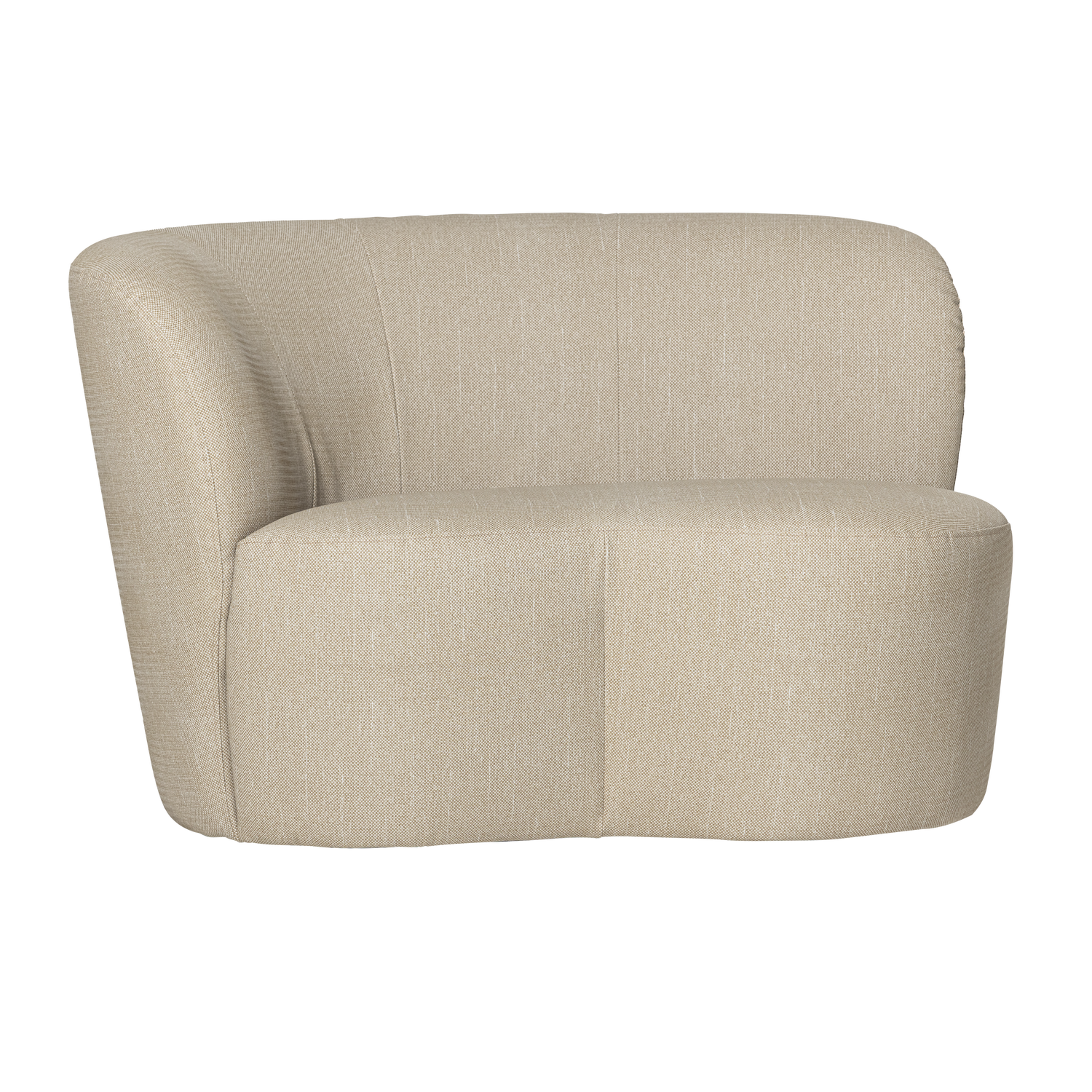 Zahradní pohovka levostranná STONE písková