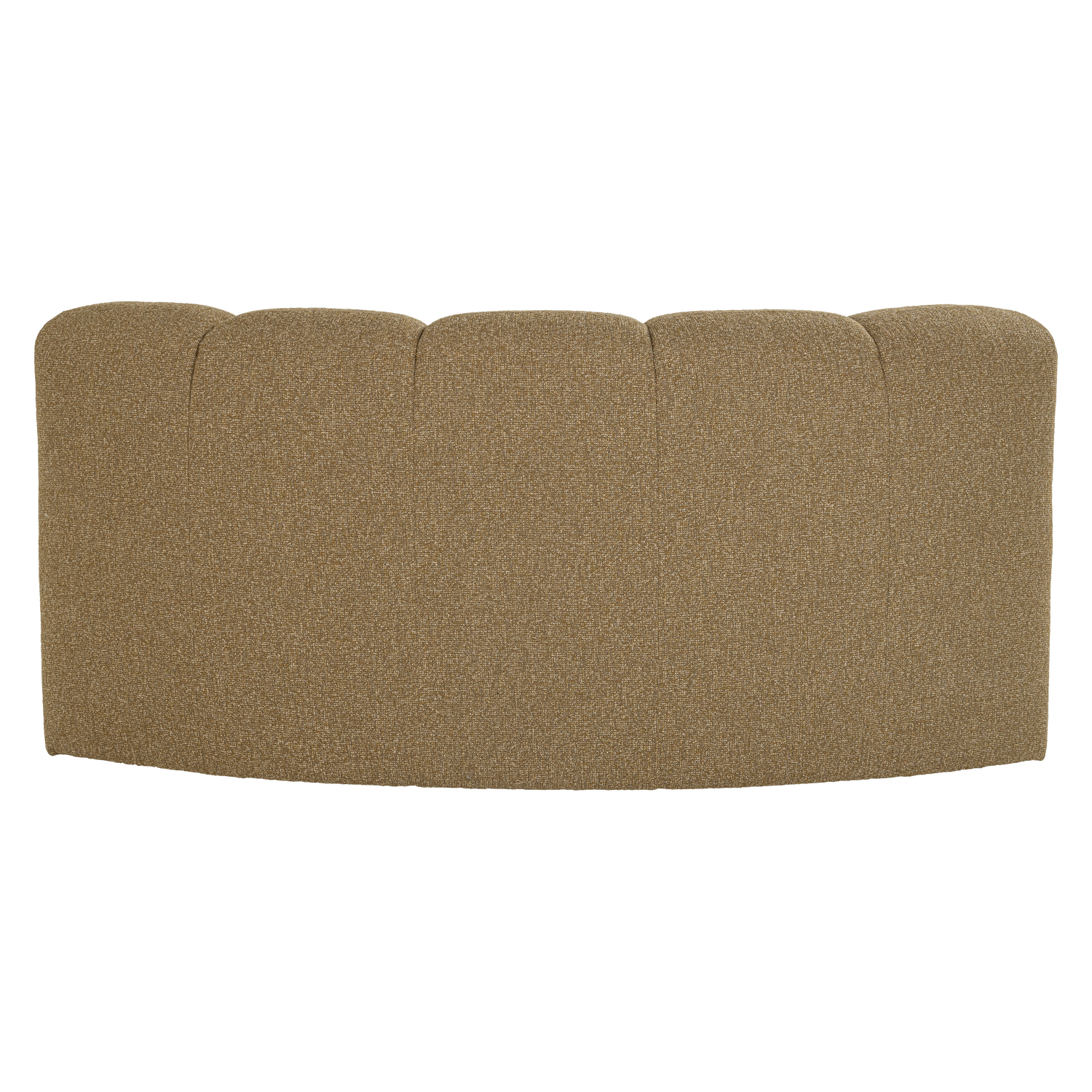 MOJO BENCH Modular Sofa - Honey Bouclé Curved Corner Element