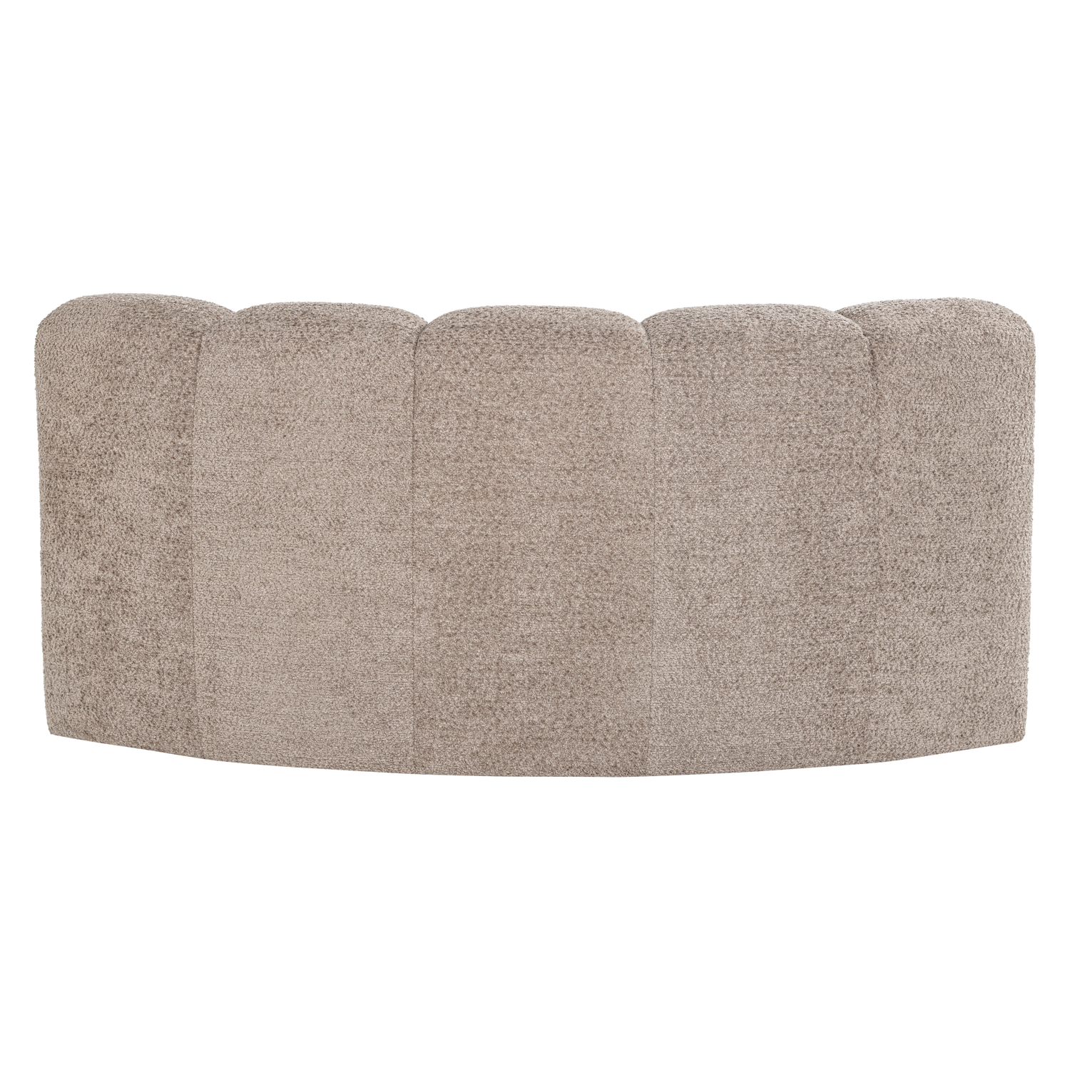 MOJO BENCH Modular Sofa - Curved Corner Element in Sandy Lambskin