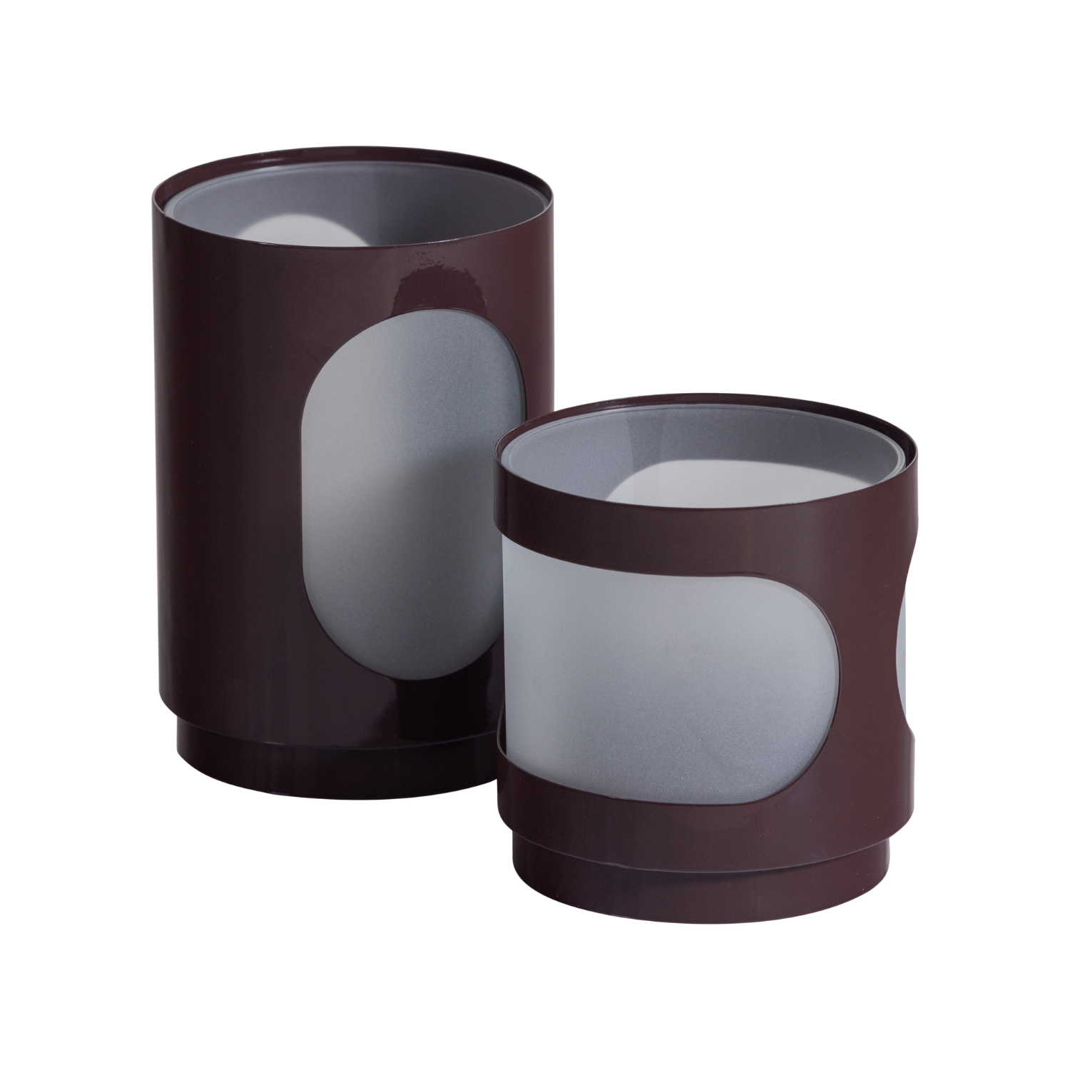 TAVO Brown Candle Holder Set