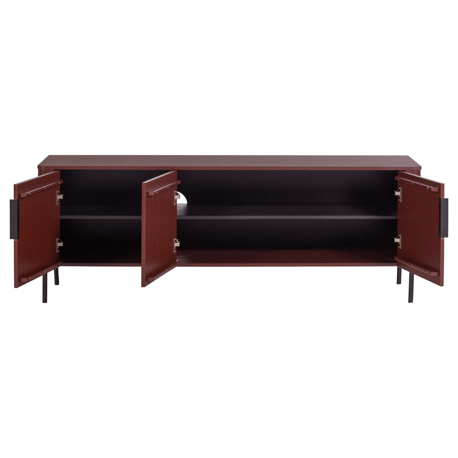GUNNAR TV Cabinet in Burgundy