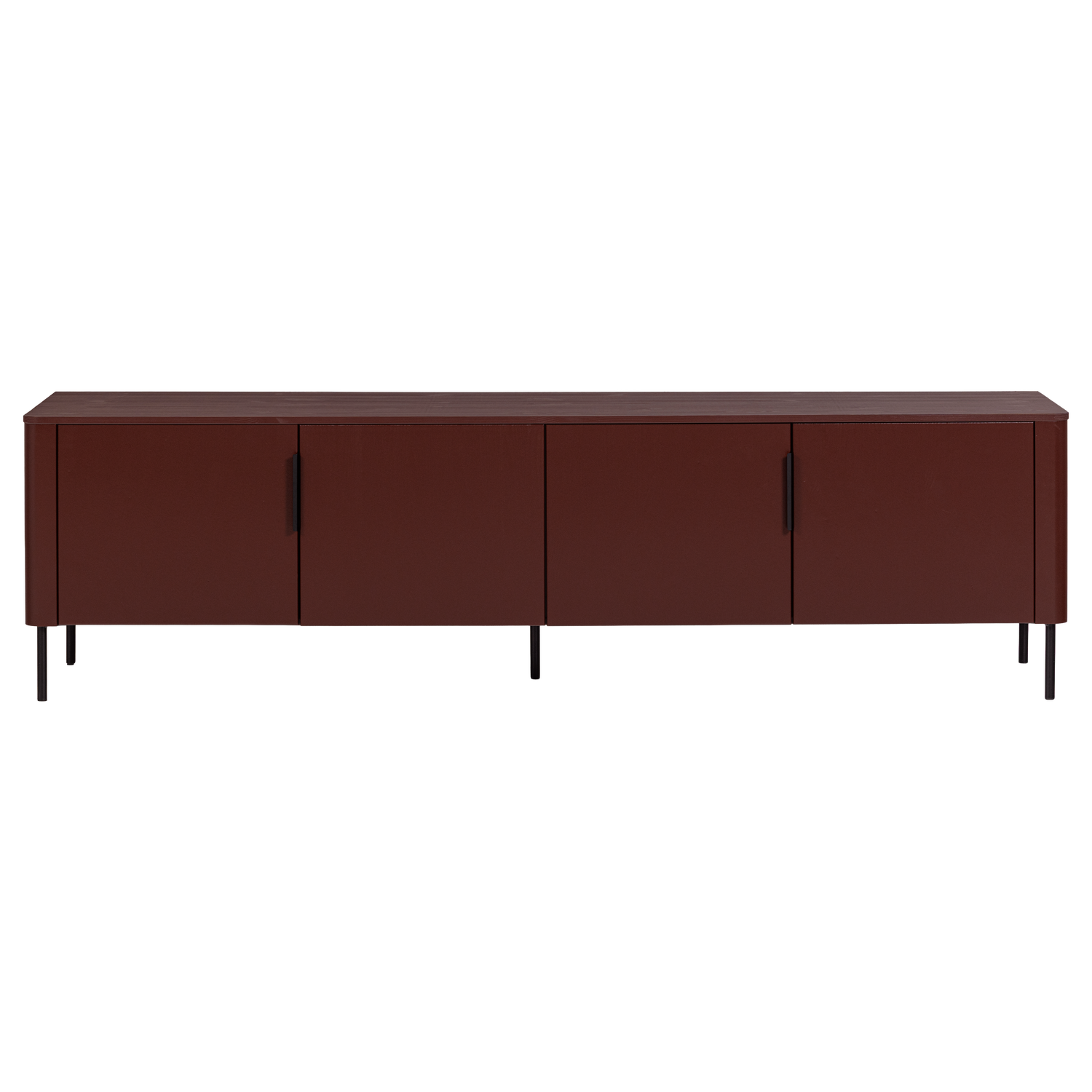 GUNNAR TV Cabinet in Burgundy