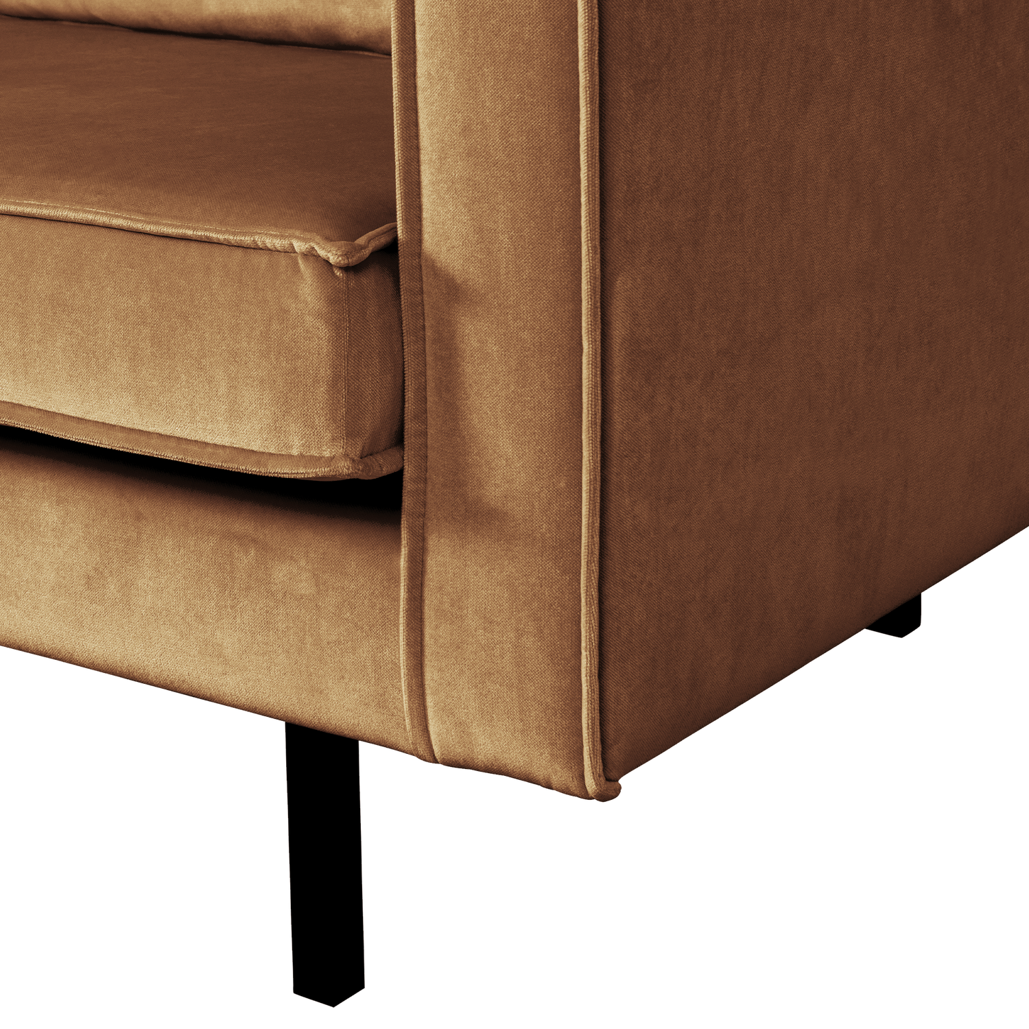 Sofa sametová 2-osobová RODEO medová