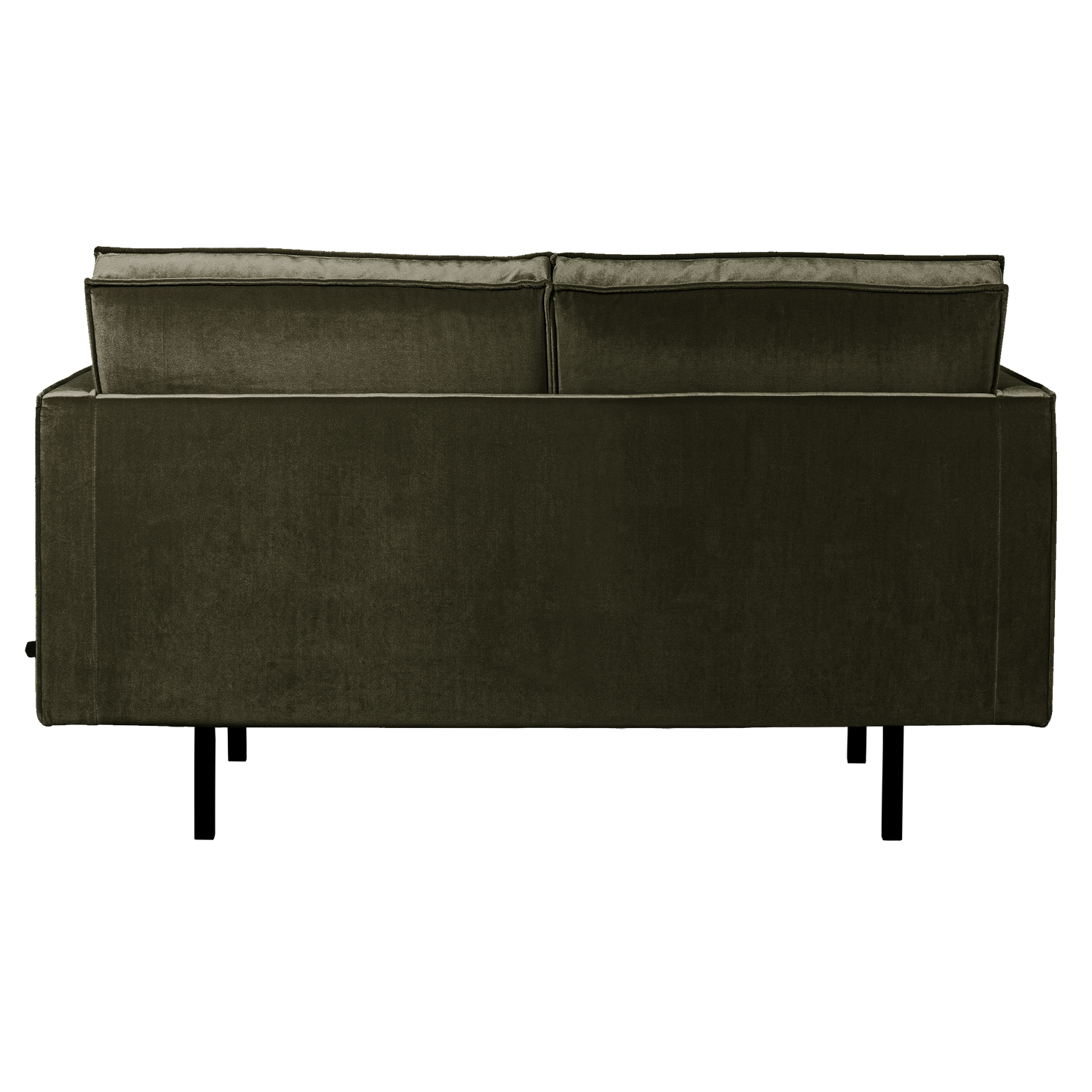 Velvet 2-Seater Sofa RODEO Dark Green