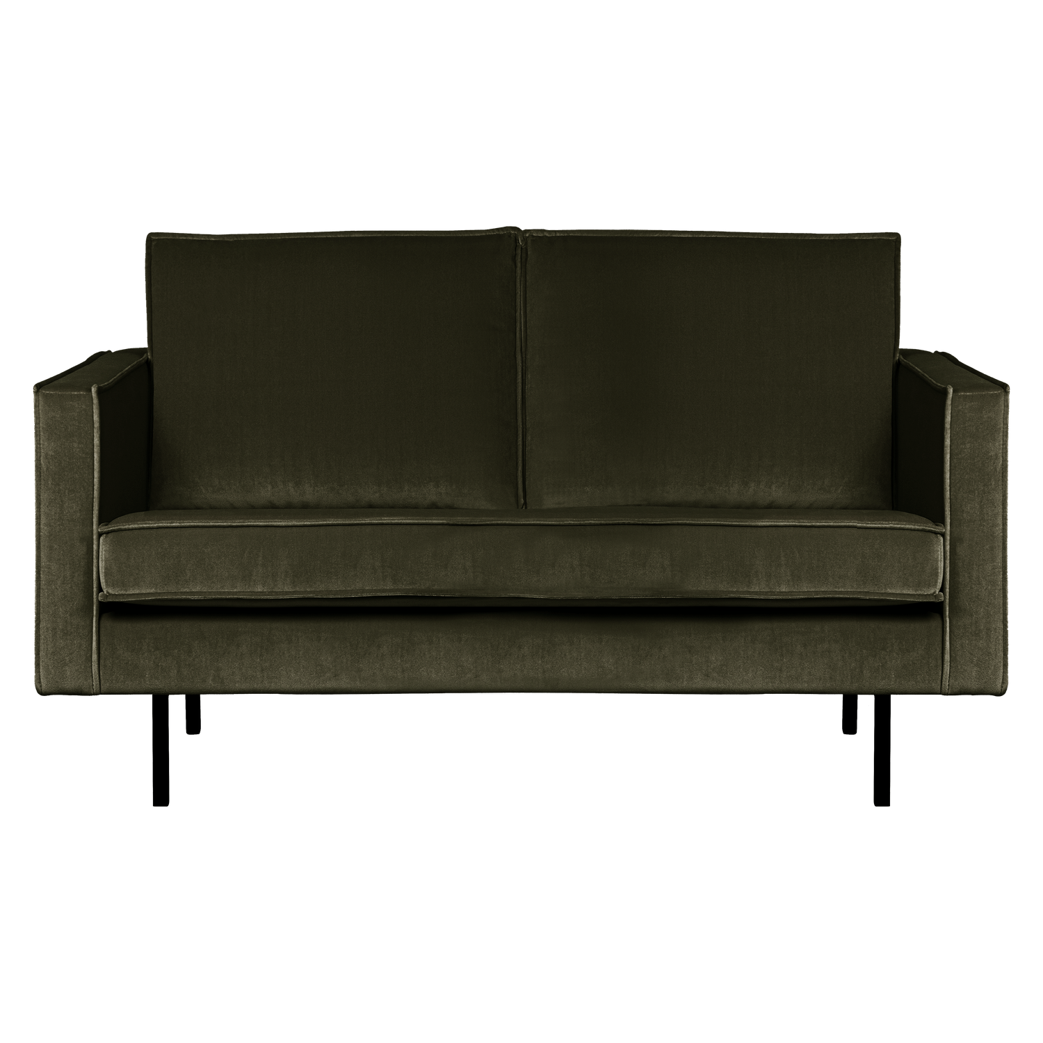 Velvet 2-Seater Sofa RODEO Dark Green