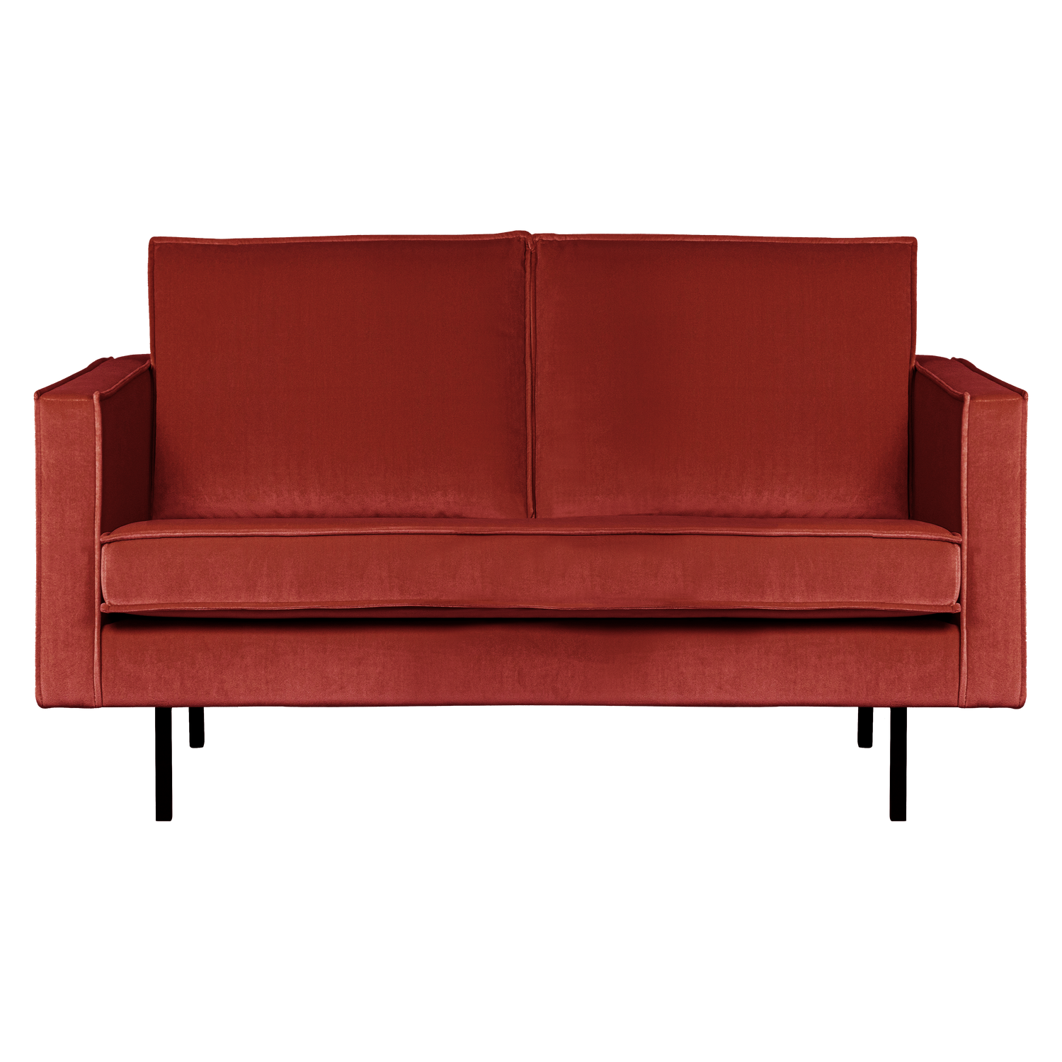 Sofa sametová 2-osobová RODEO kaštanová