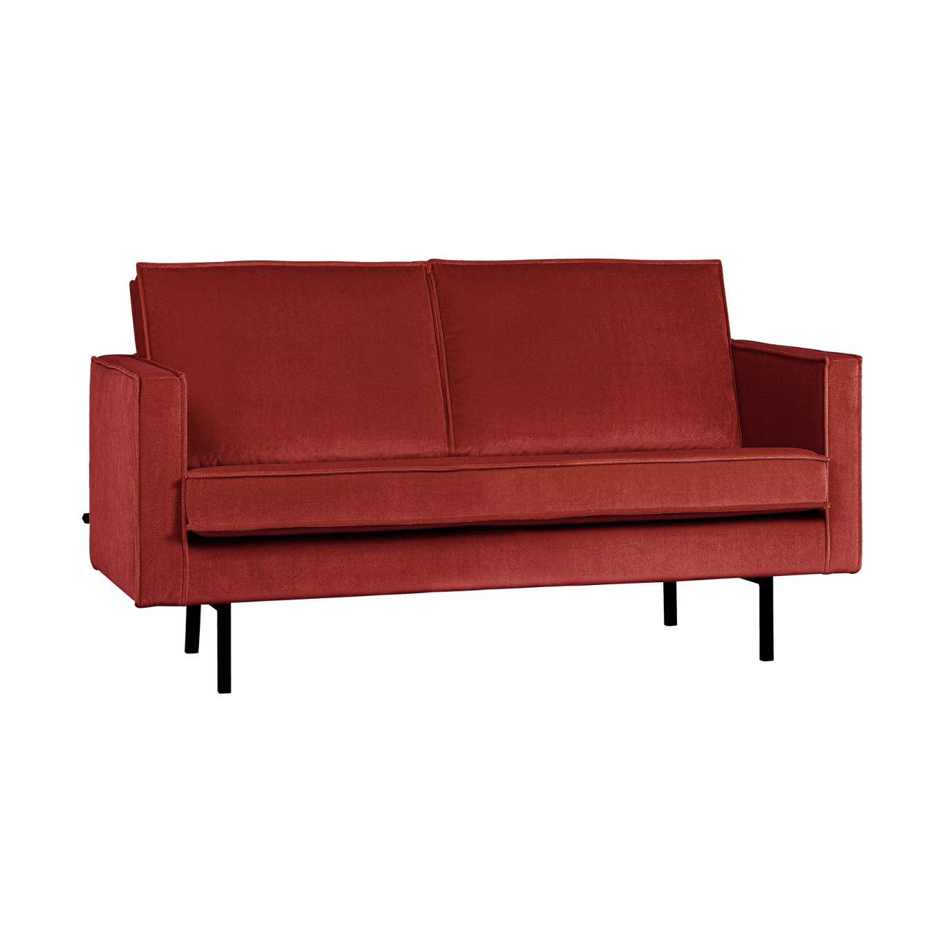 Sofa sametová 2-osobová RODEO kaštanová