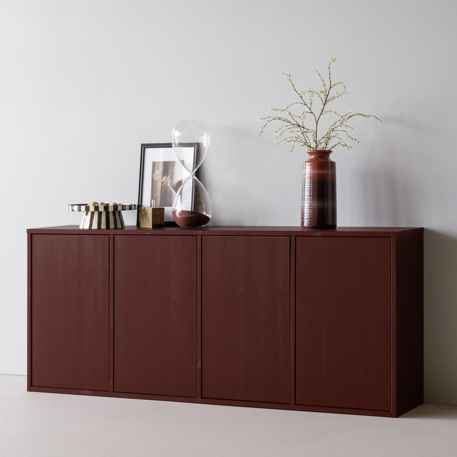 Merel Chest of Drawers in Burgundy
