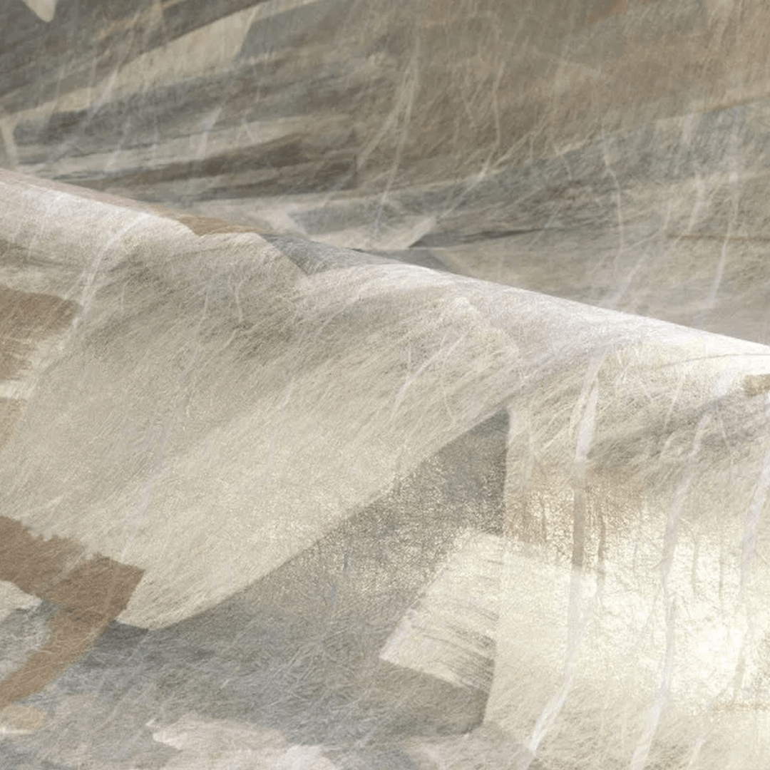 Tapeta metaliczna z abstrakcyjnym wzorem IMPULSION - PERLE PLATINE platynowa perła