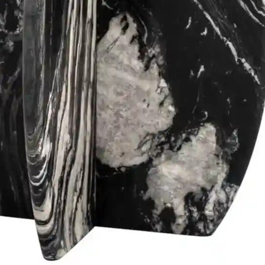 BANCROFT Side Table Black Marble