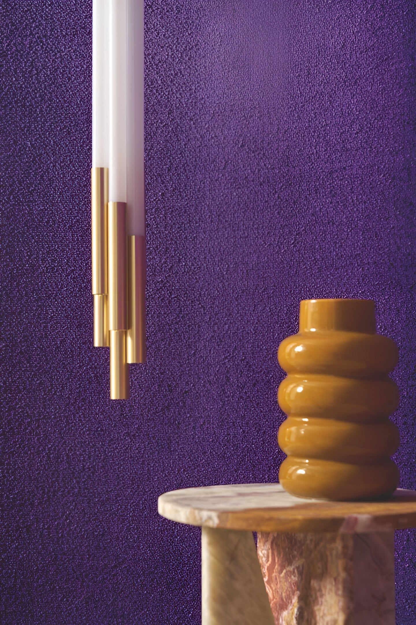 Tapeta tekstylna strukturalna boucle ETREINTE - VERT DE GRIS zielony z szarym