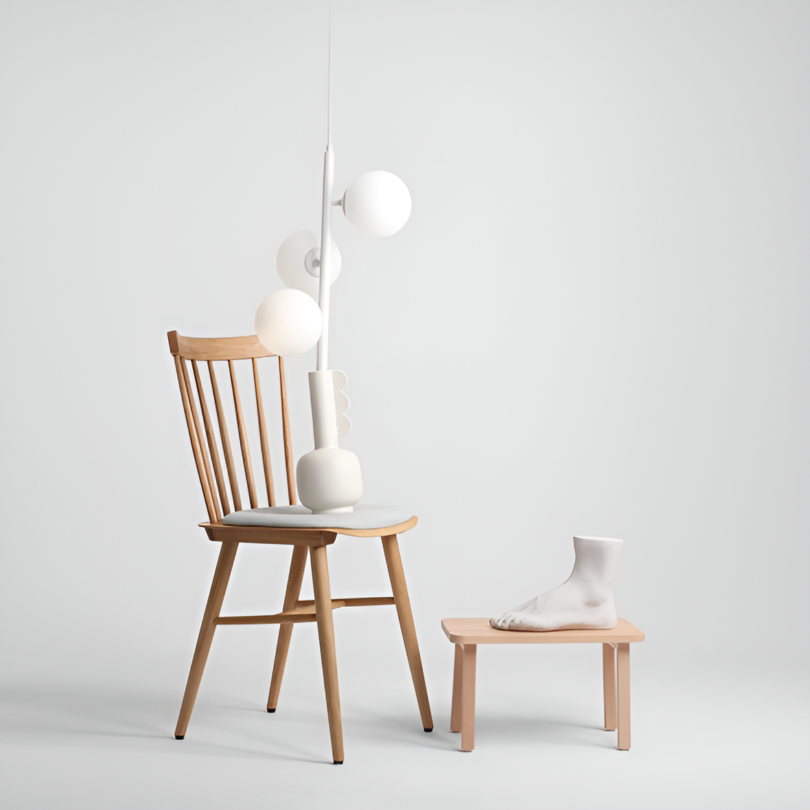 Závěsné svítidlo FINN TRIO bílé