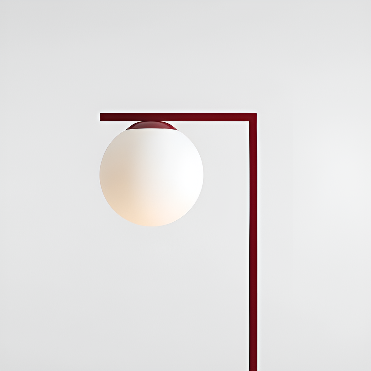 Podlahová lampa ZAC bordová
