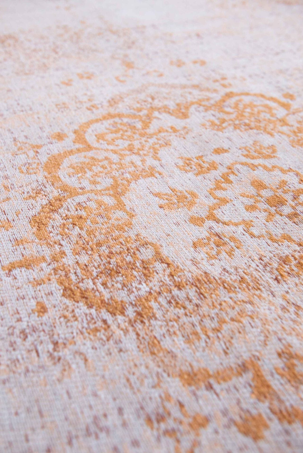Medallon rug salmon salmon-gray