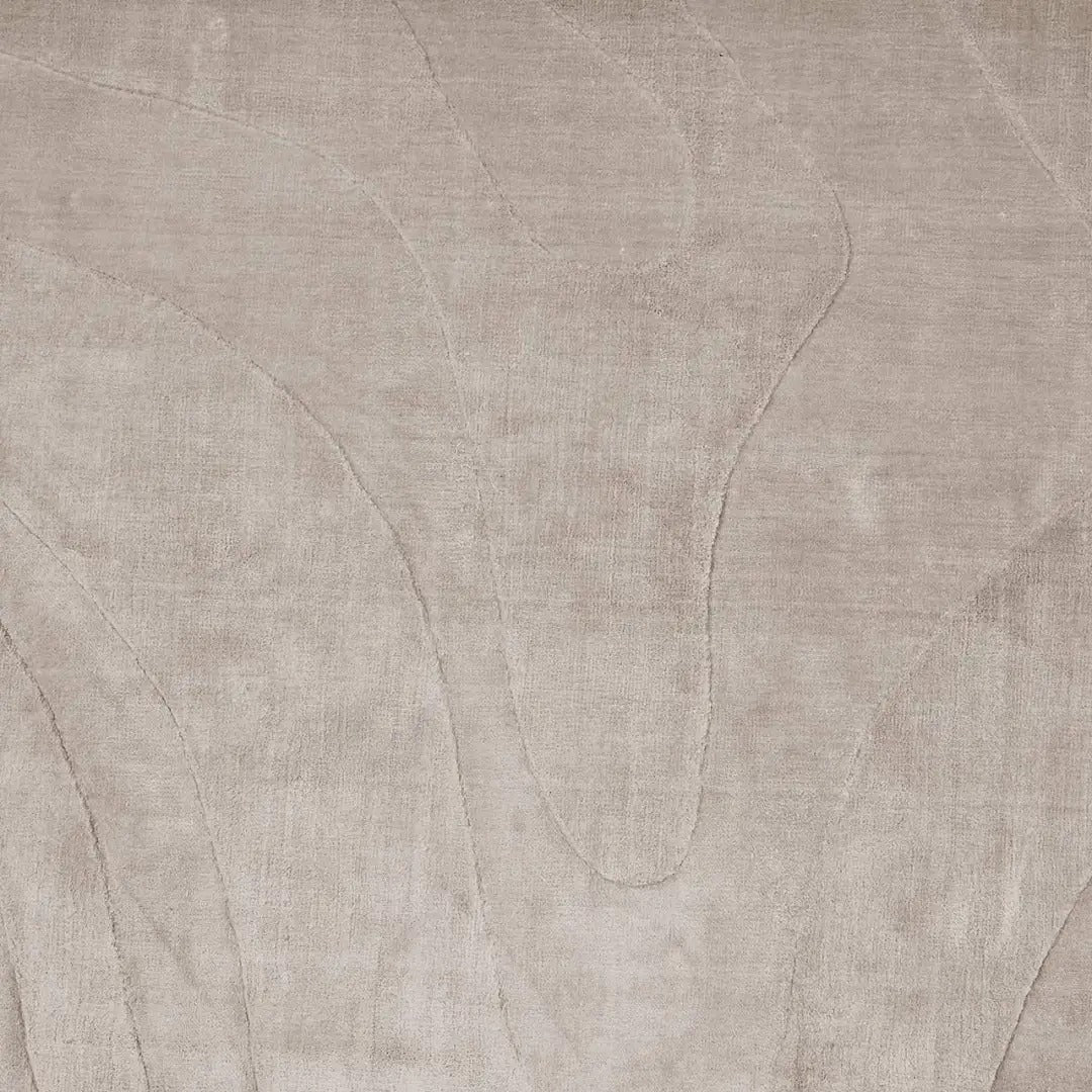 ADDISON beige oval rug