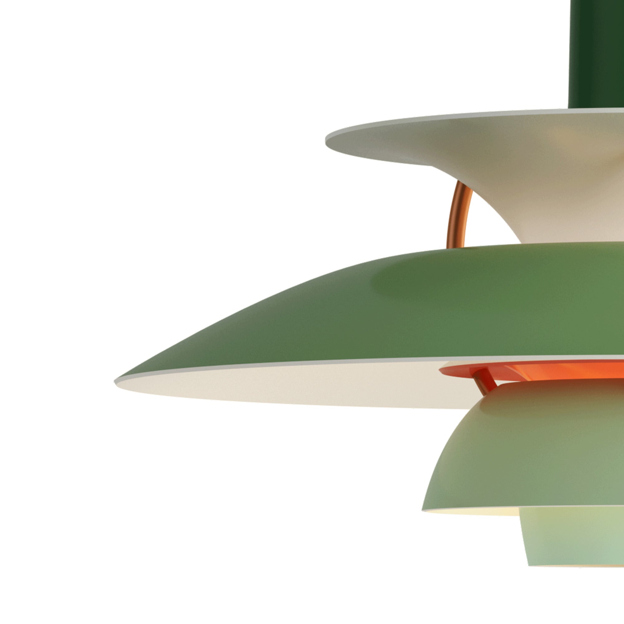 PH 5 pendant lamp in shades of green