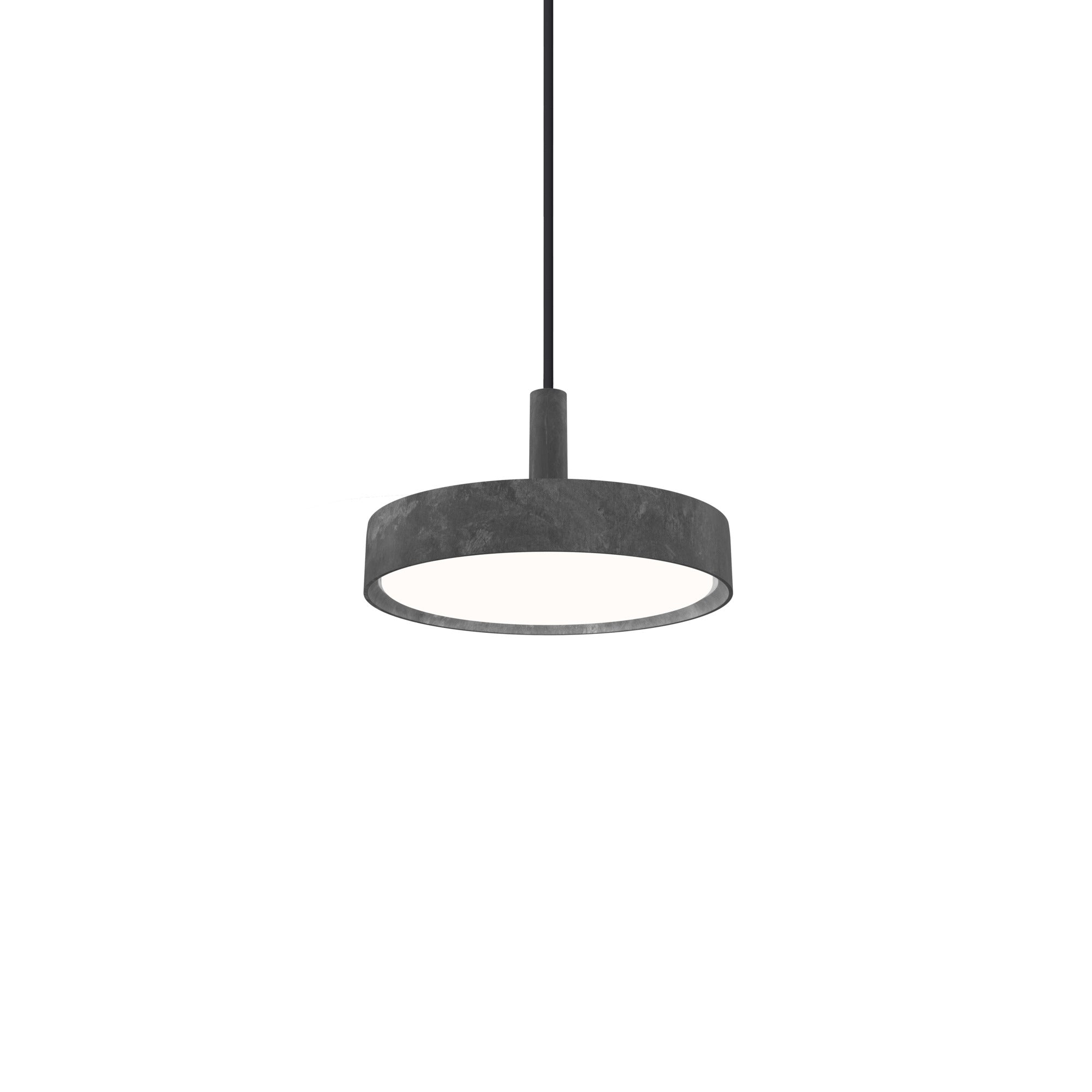 Závěsná lampa LP SLIM surové hliníkové